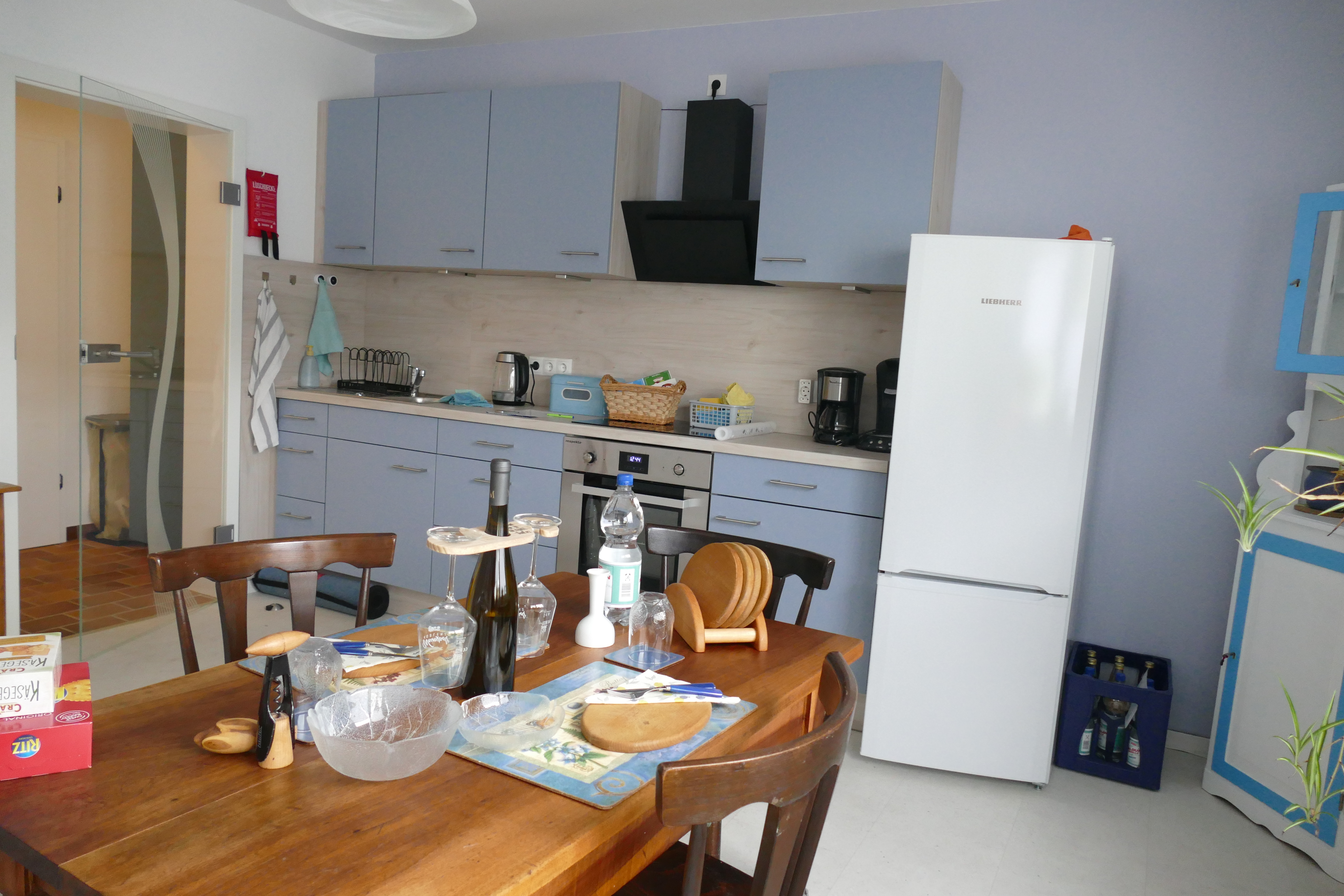 MonteurZimmer: Apartment "Heyerberg", die Küche - Pension Haus Ursula