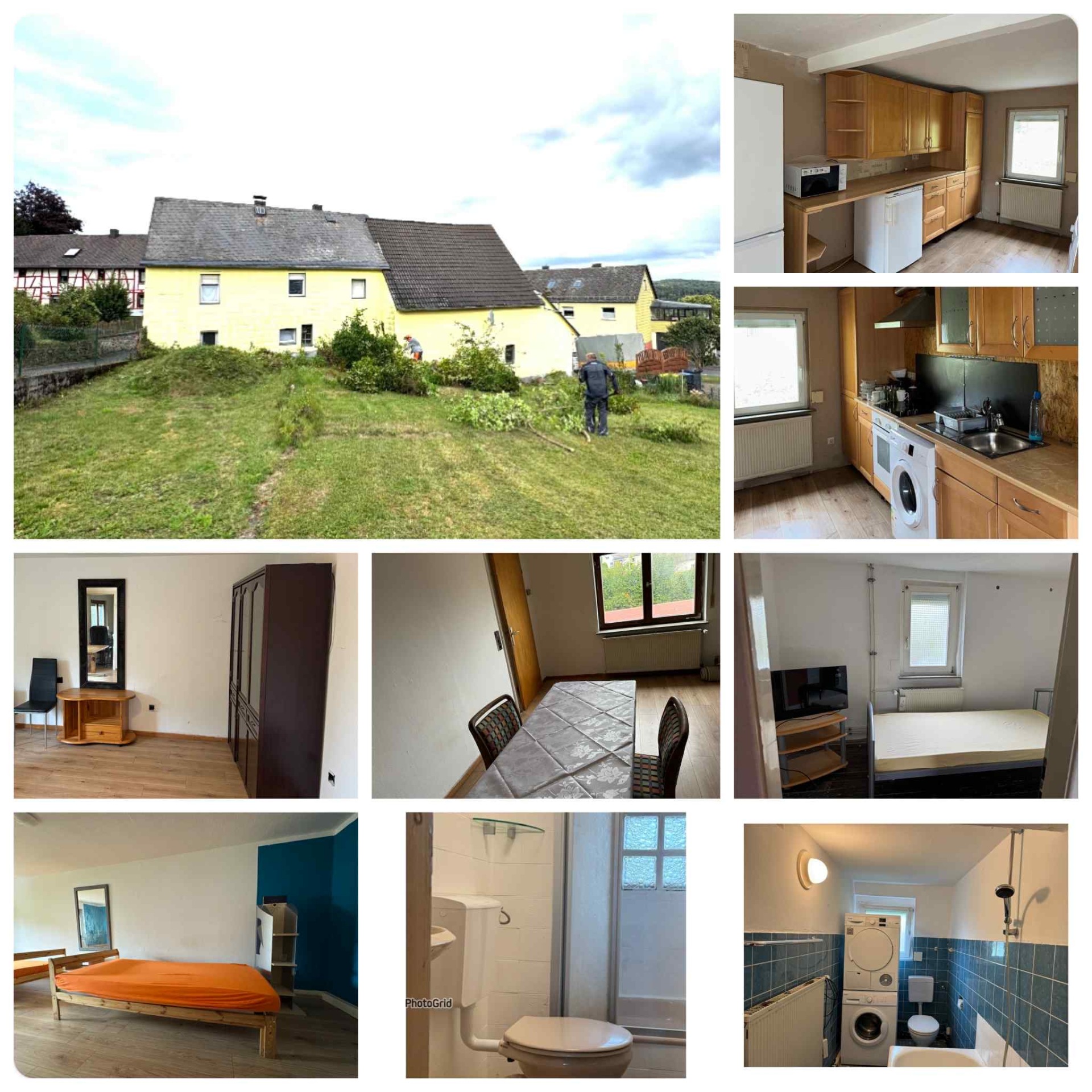 Monteur-Zimmer - Rheinland-Pfalz - Monteurswohnung Haus/ geeignet für Bautrupp mit 8bis 9 Personen