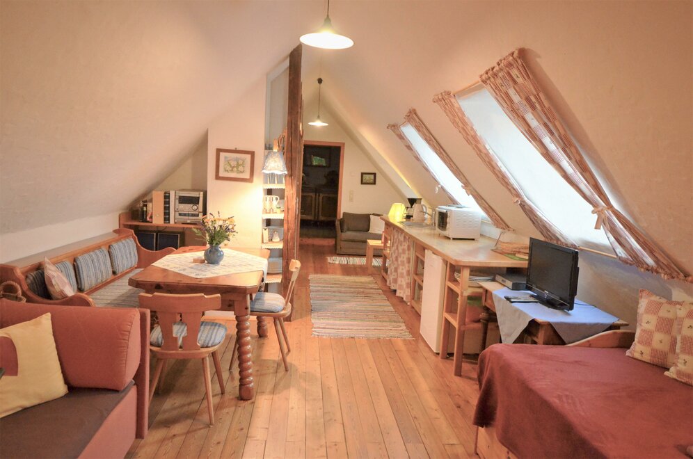 Monteur-Zimmer - Herd - Oberdrosen -  Altes Gehöft am Lormanberg