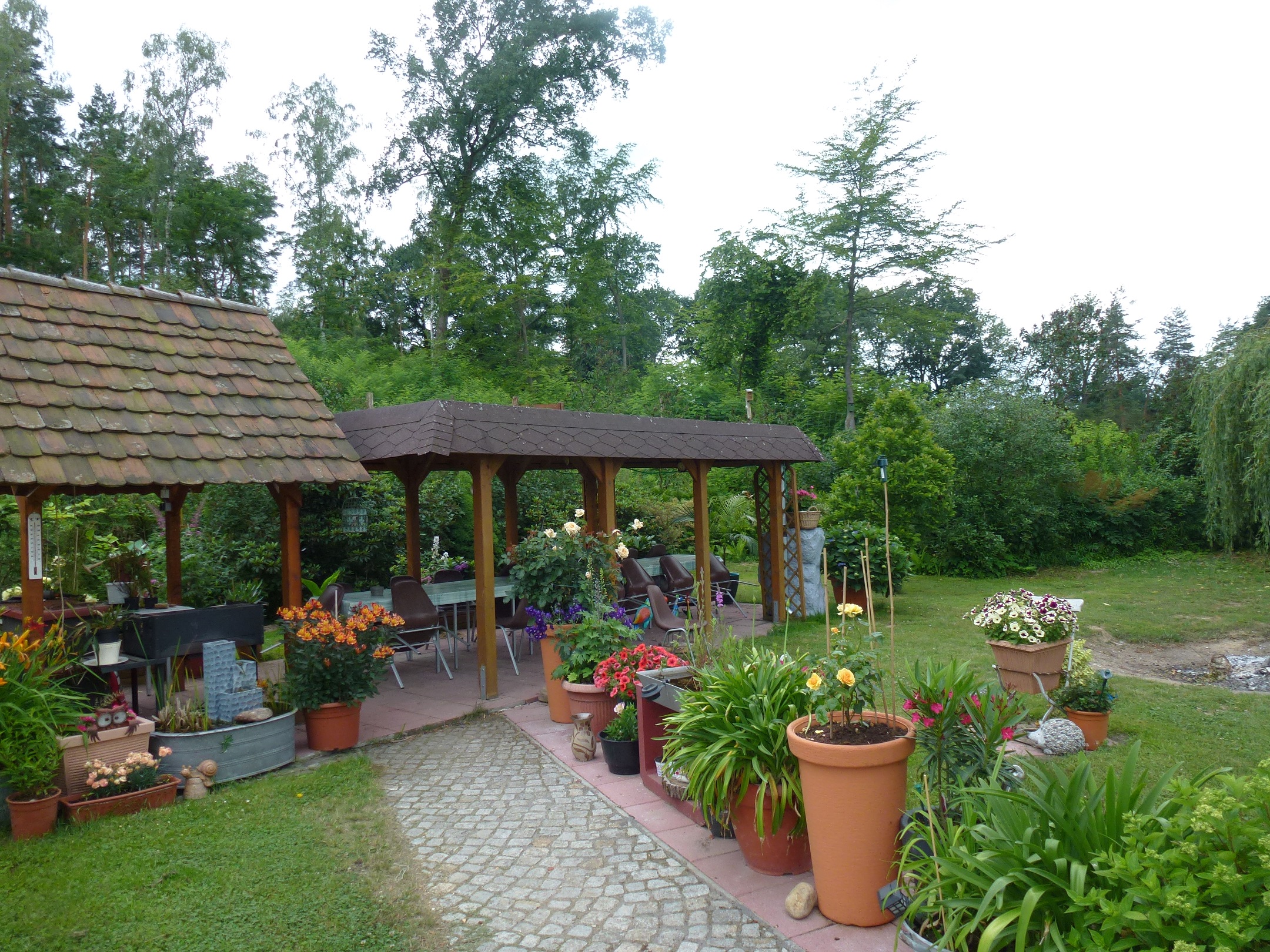 MonteurZimmer: Grillecke - Reitpension Heidehof