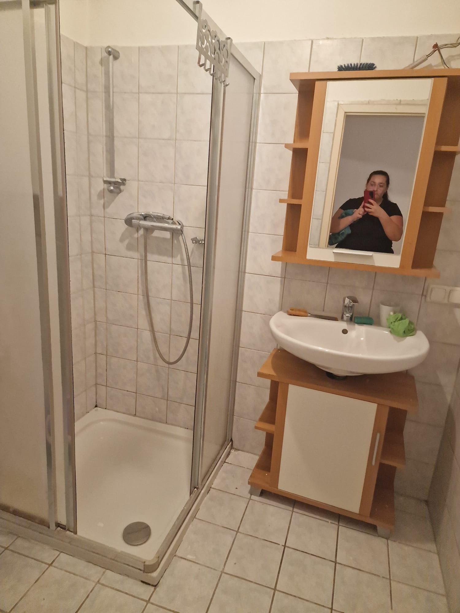 MonteurZimmer: Badezimmer - Monteur-Arbeiter Wohnung in Gewerbe-und Industriegebiet Nähe