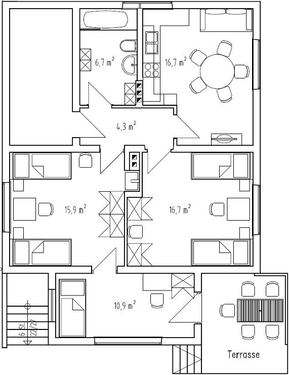 MonteurZimmer: Monteurwohnung-Linz