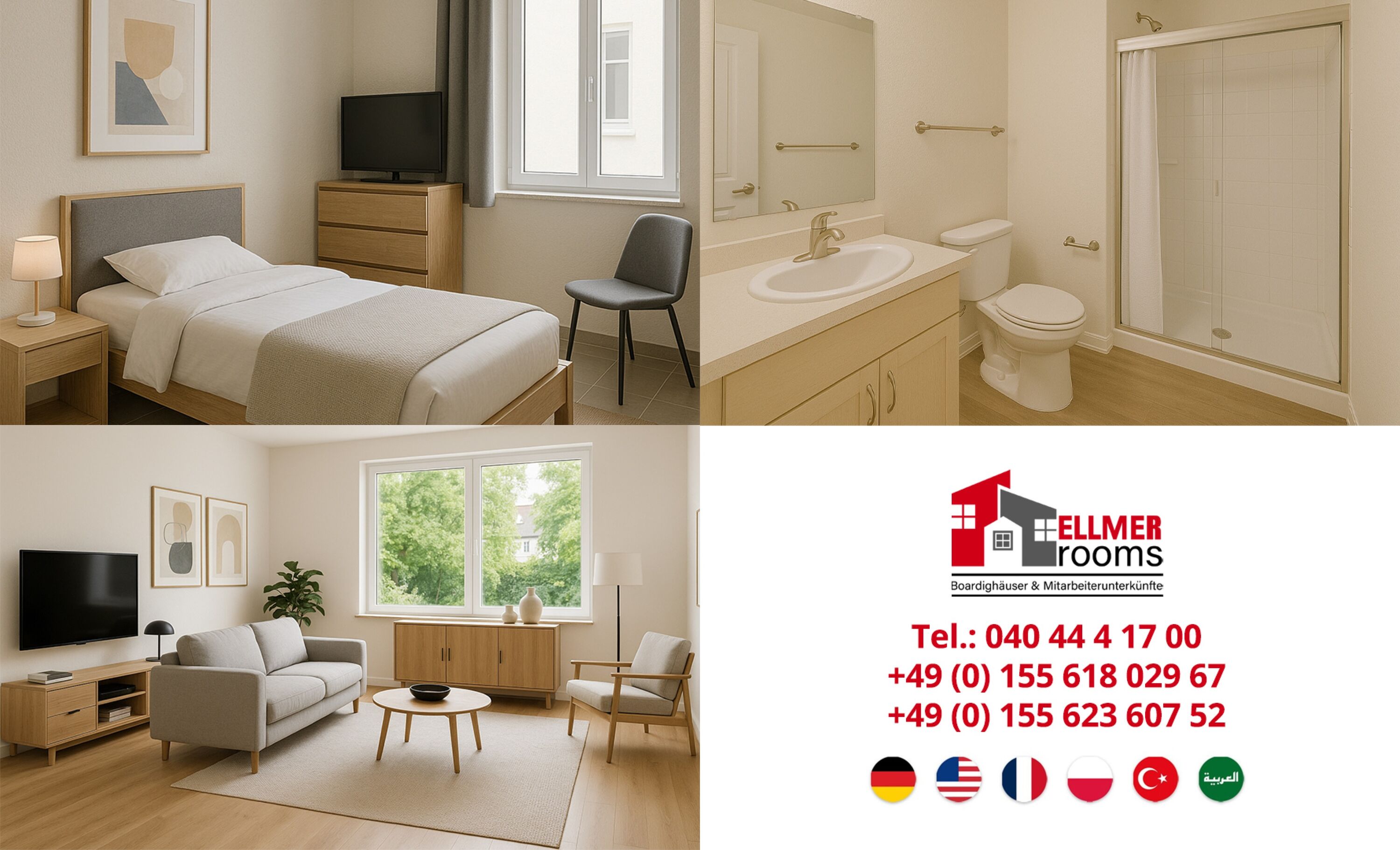 Monteur-Zimmer - Dresden - Top Lage, Top Preis: Mitarbeiterzimmer ab 16 Euro!