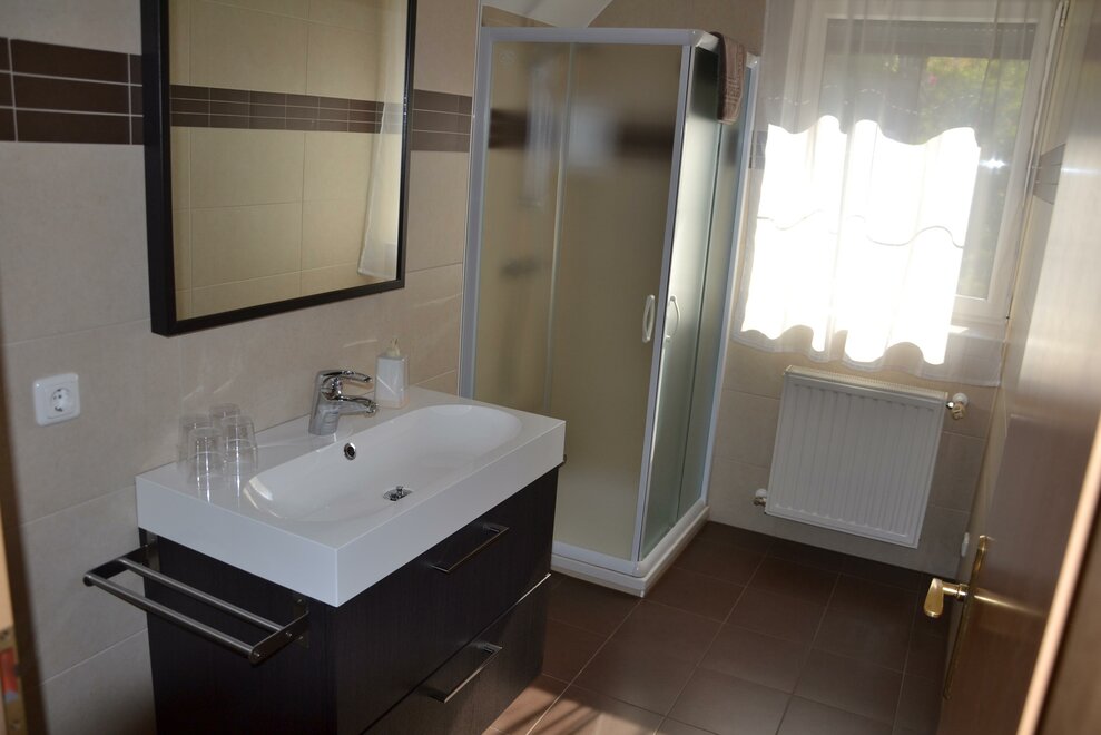 Monteur-Zimmer - Herd - Oberdrosen - Gästehaus Waldblick