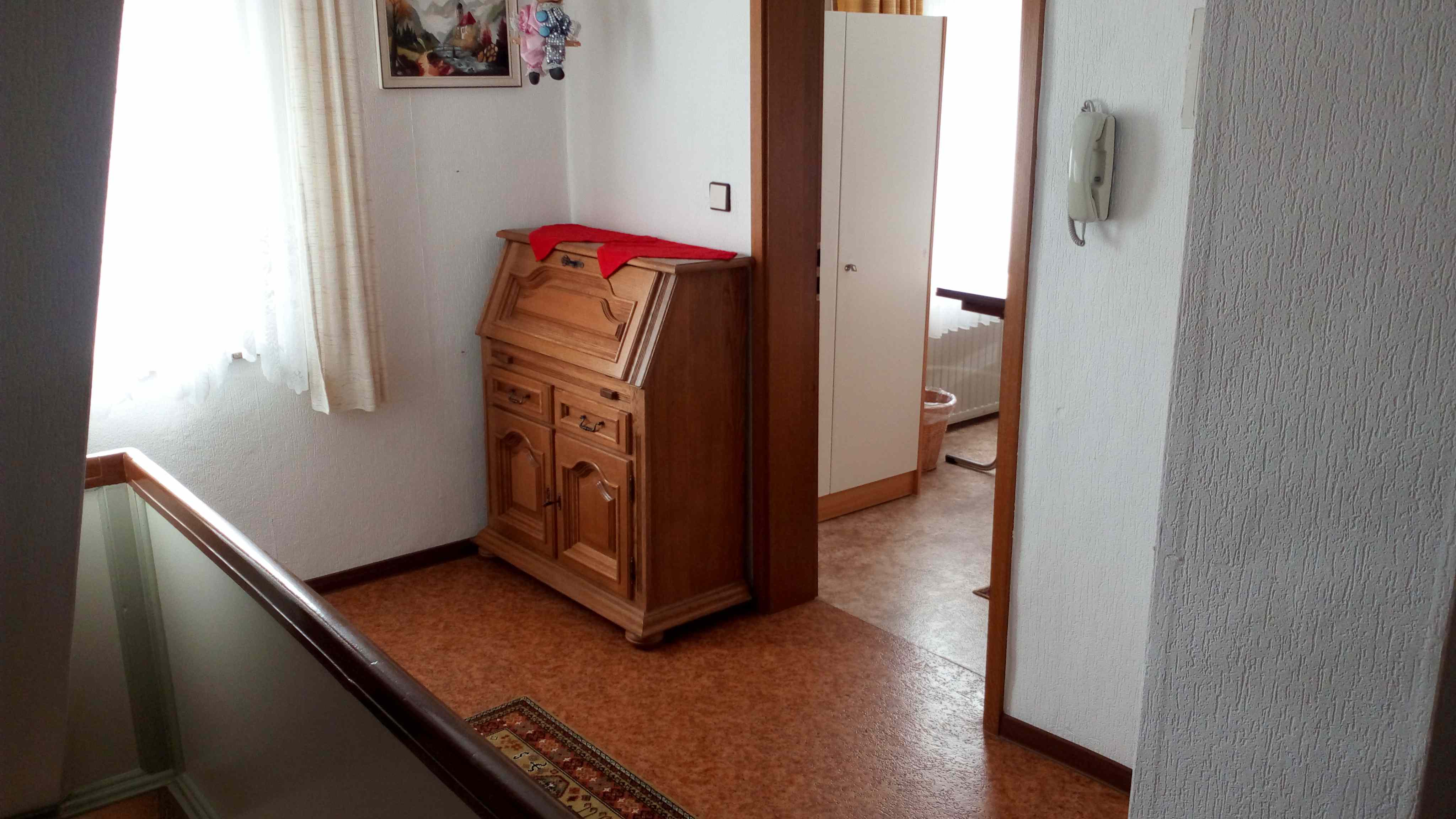 MonteurZimmer: Flur im OG - Ferienhaus Brand