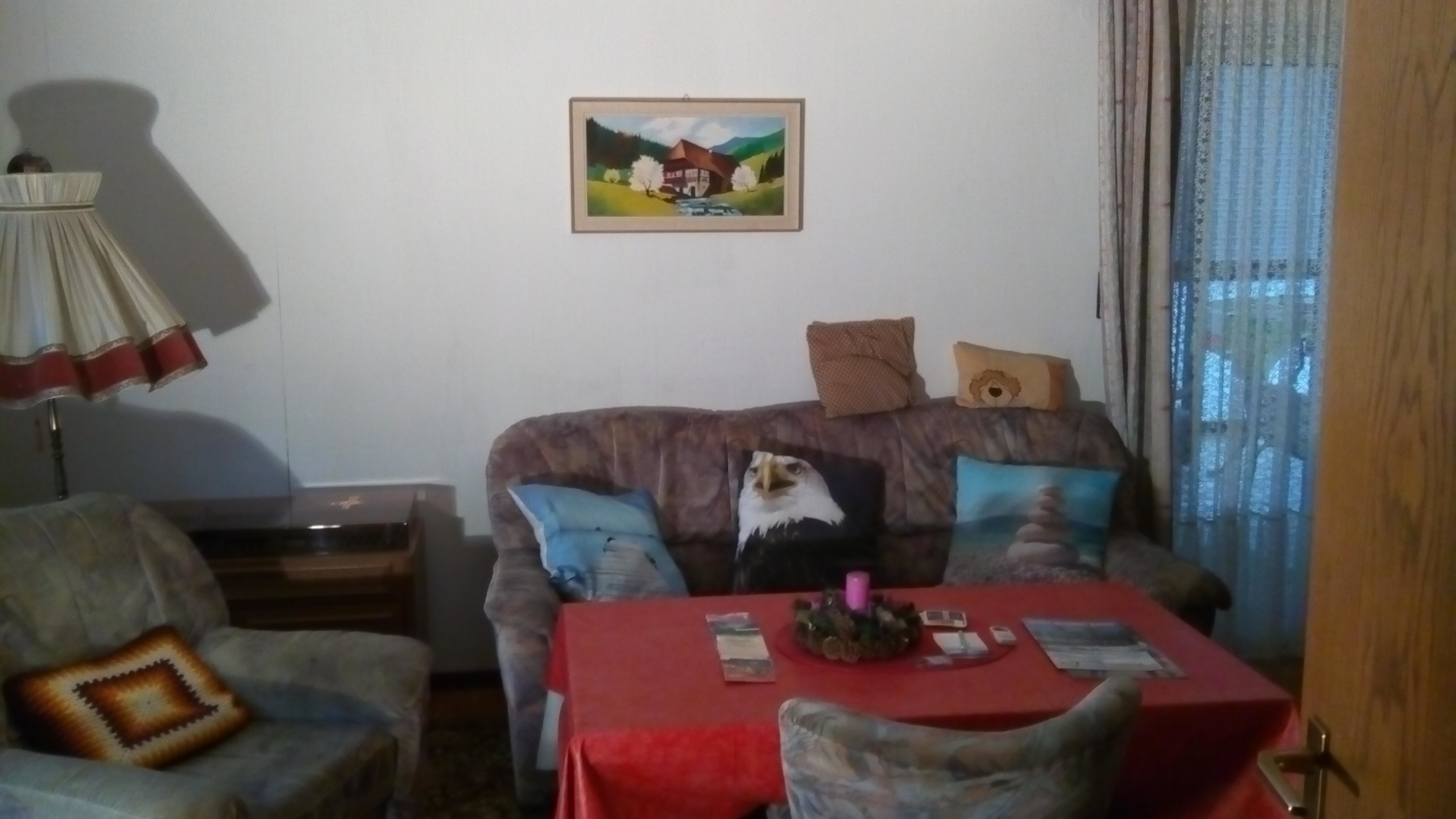 MonteurZimmer: Wohnzimmer - Ferienhaus Brand