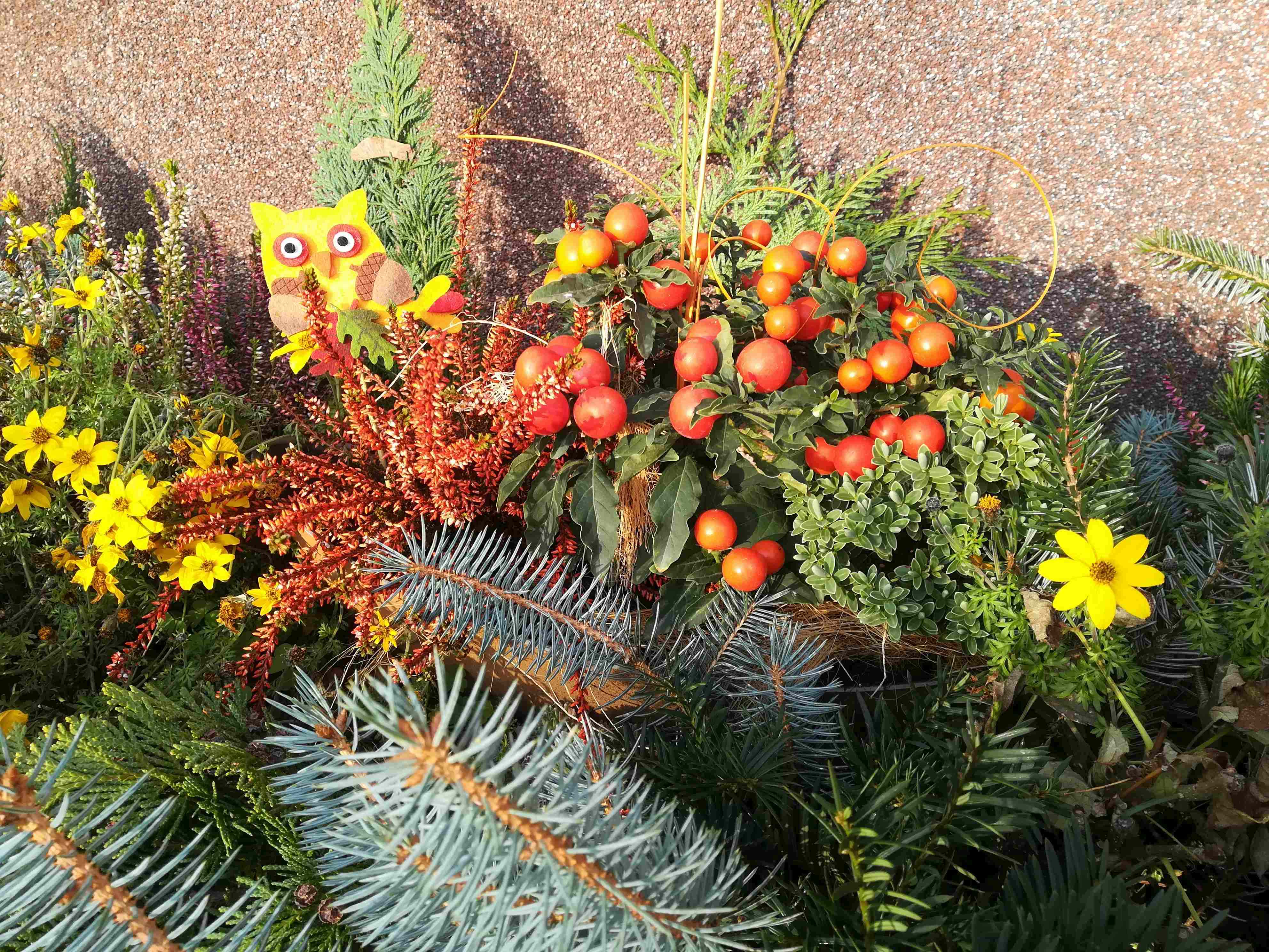 MonteurZimmer: Deko vor dem Haus - Ferienhaus Brand