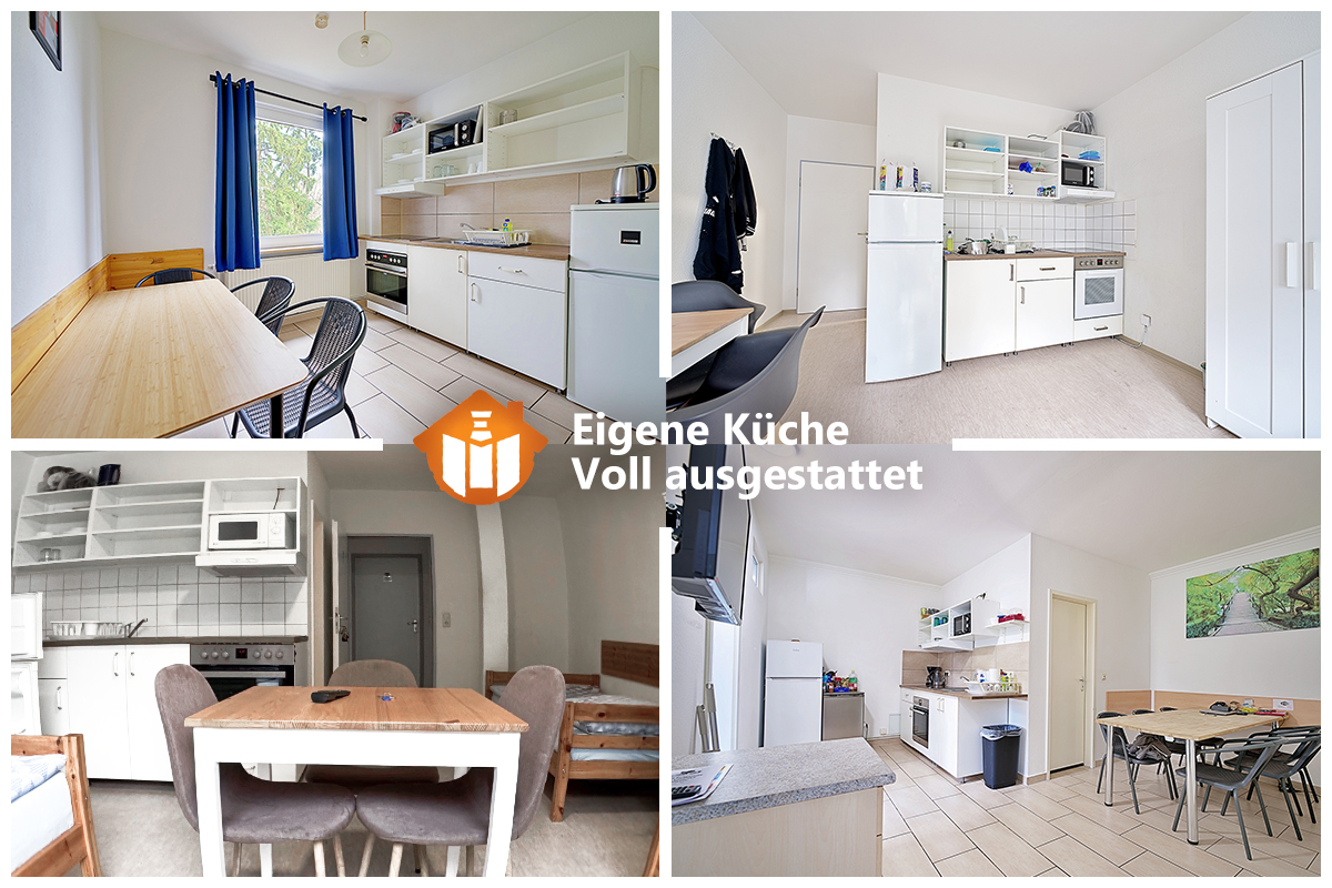 MonteurZimmer: Eigene Küchen - Monteurzimmer Vermietung Seevetal