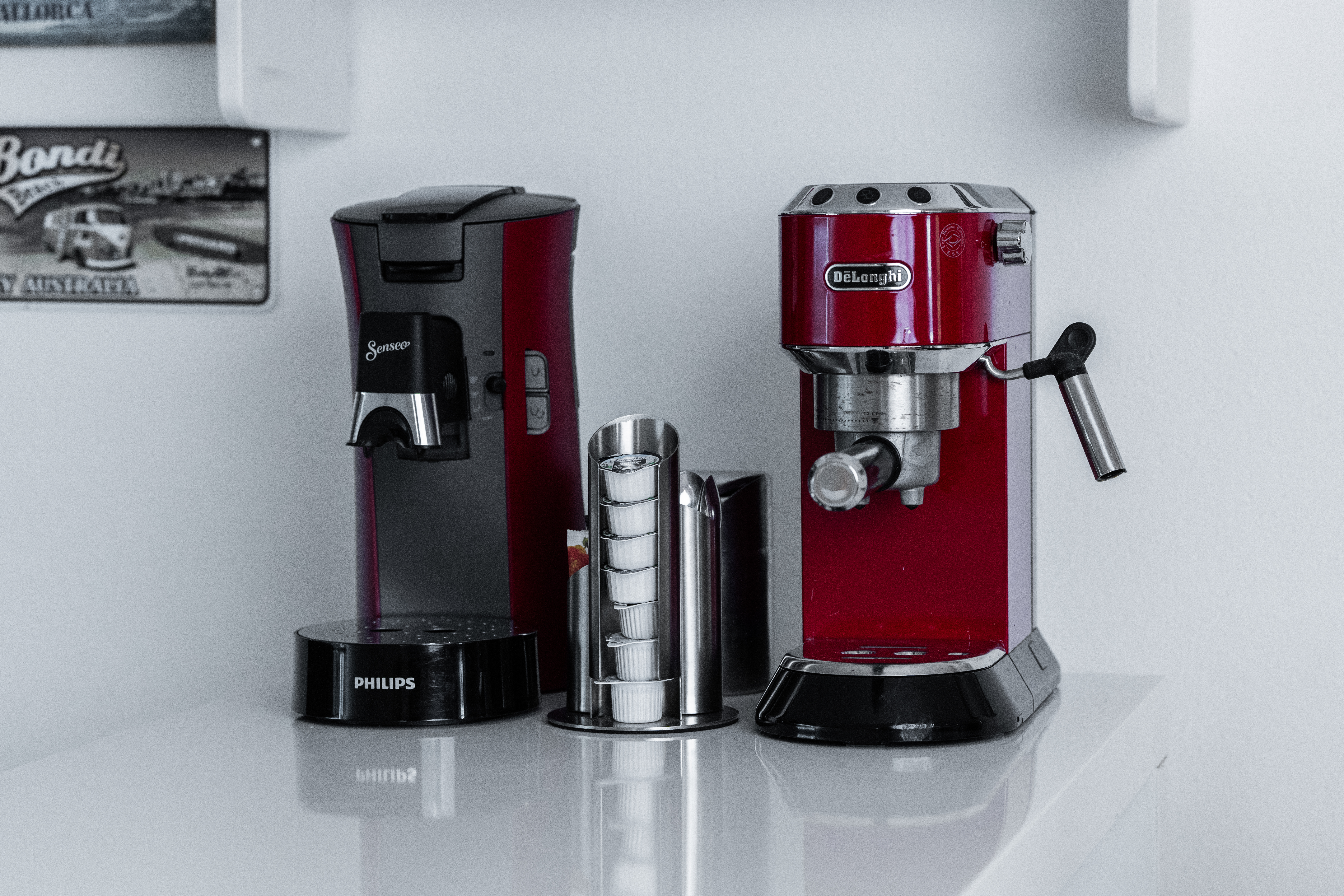 MonteurZimmer: 2 Kaffeemaschinen 1 x Kapsel+1x Espresso
Inclusive Kaffee Kapseln von Tchibo - Ferienwohnung am Wildbach bei Passau