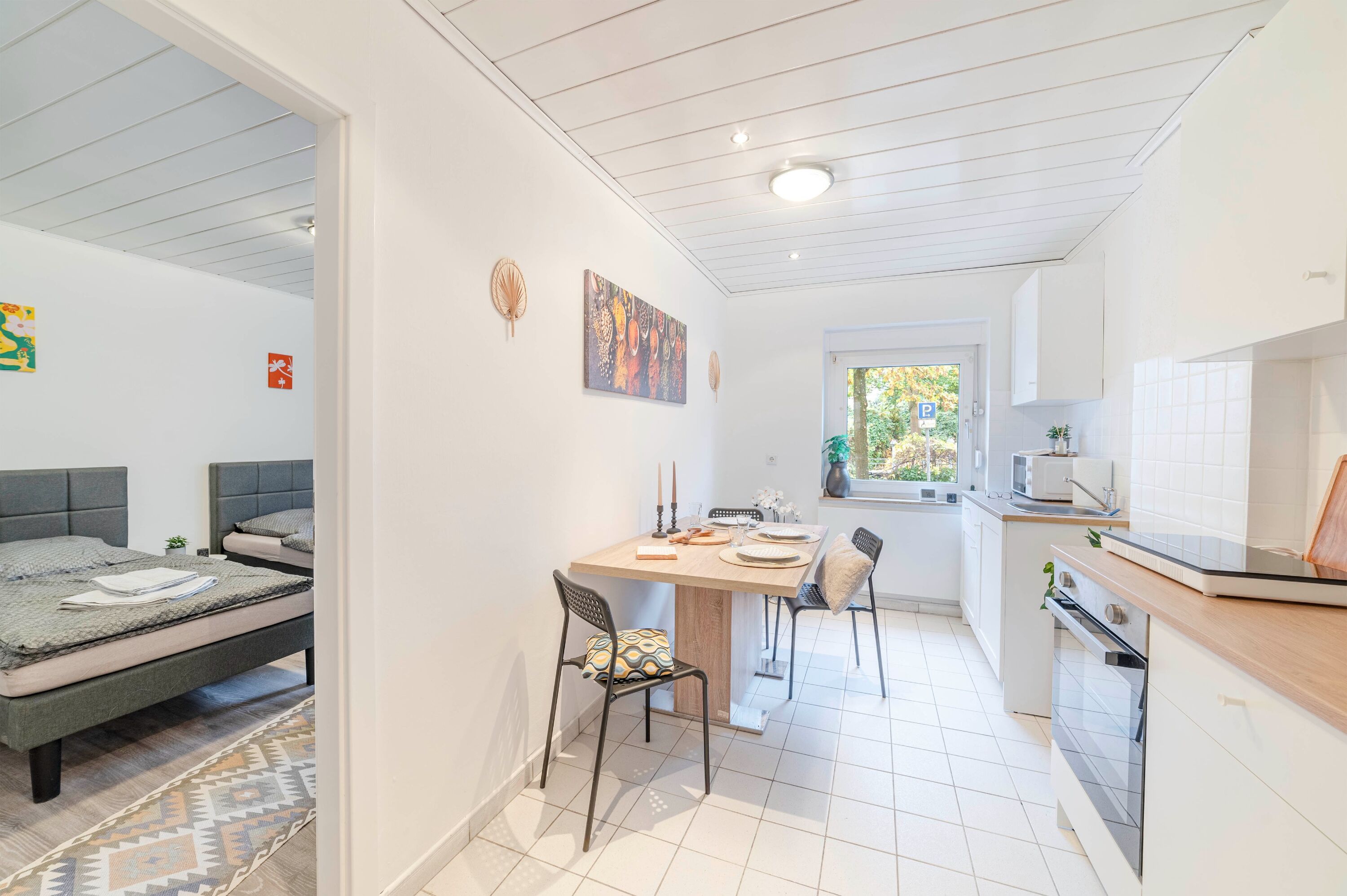 Monteur-Zimmer - Essen - Vita Stays | 4 Personen | Küche | Waschmaschine |