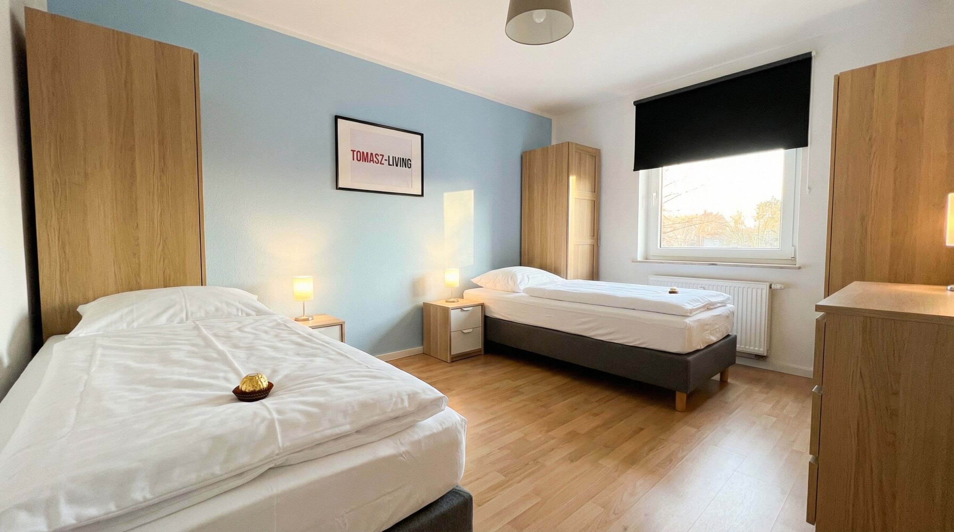 Monteur-Zimmer - Essen - MH10 / TOMASZ-LIVING in ESSEN - Ruhige Zimmer + Kühlschrank