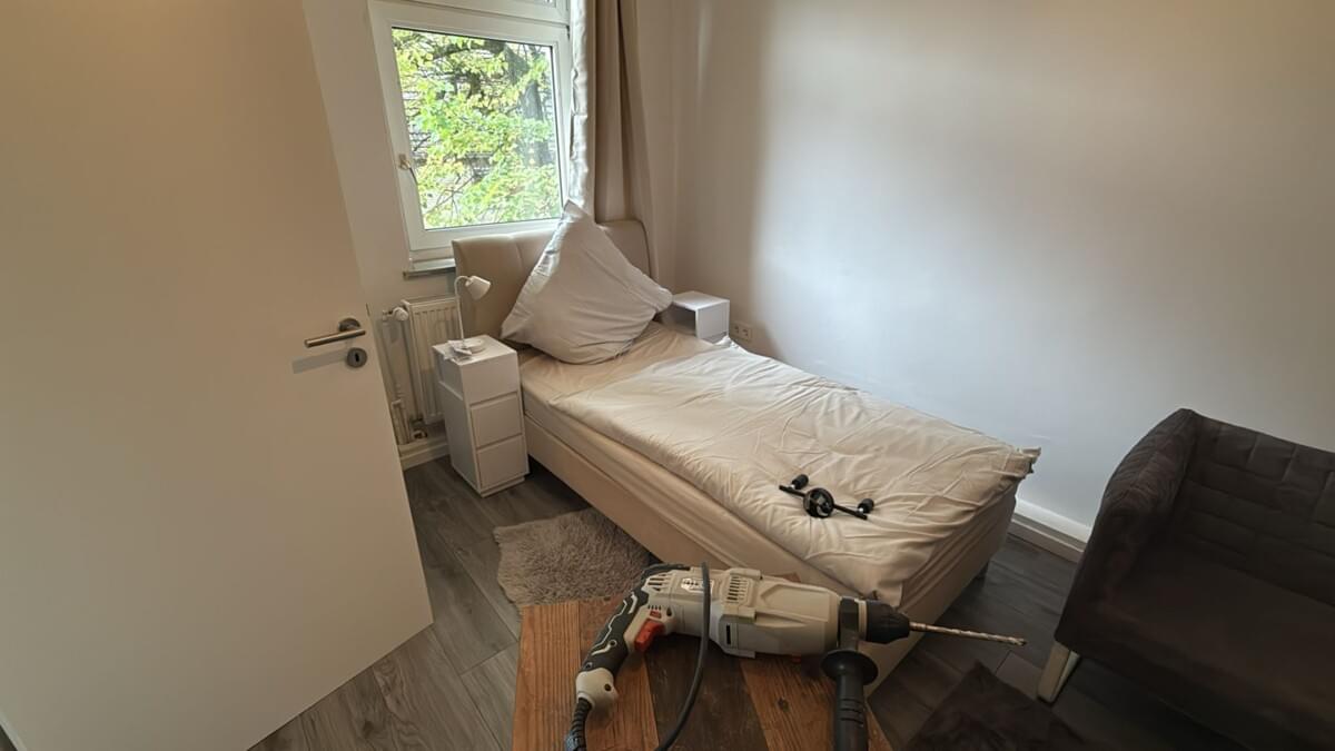 MonteurZimmer: Seibels SUITES - Schöne, Voll ausgestattete Wohnung mit 4SZ in Altenessen Mitte mit Parkplatz 9P