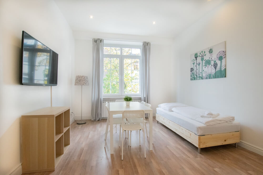 Monteur-Zimmer - Düsseldorf - Monteurwohnung - vollausgestattete Küche, free WLAN Waschmaschine in 40237 Düsseldorf