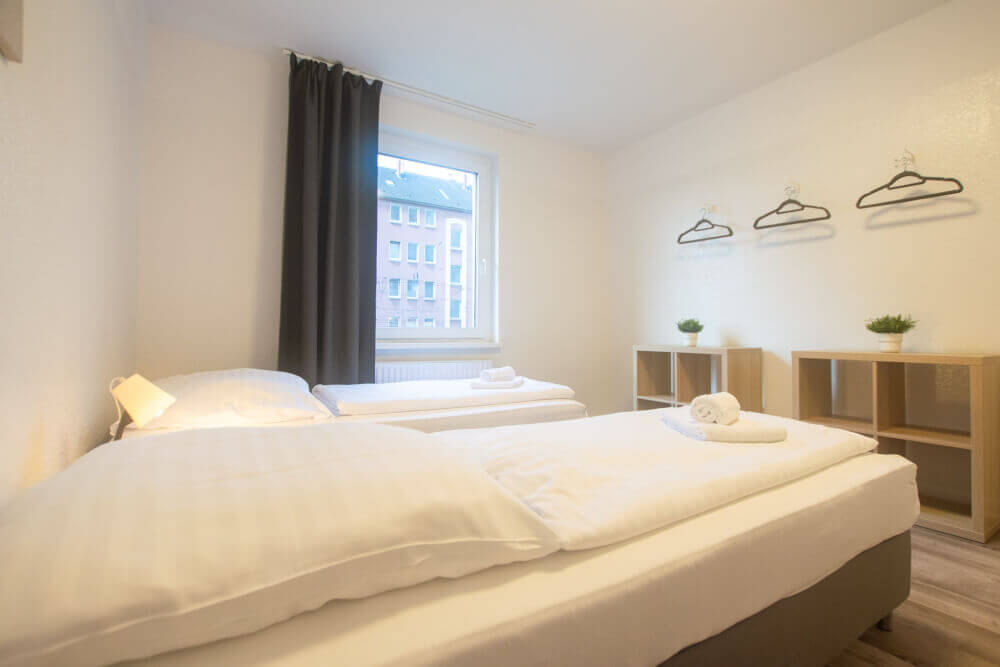 Monteur-Zimmer - Düsseldorf - Monteurwohnung - vollausgestattete Küche, free WLAN Waschmaschine in 40237 Düsseldorf