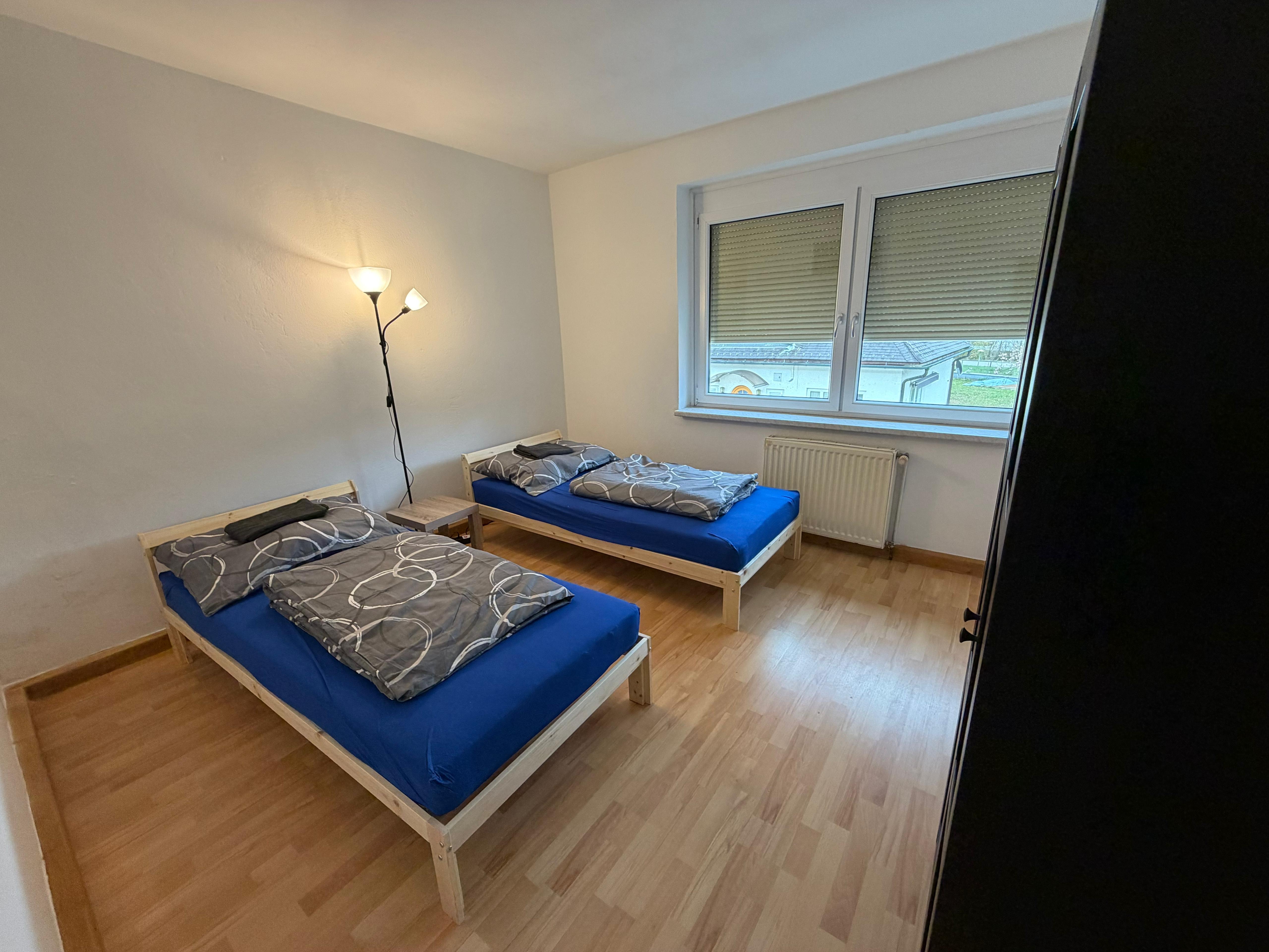 MonteurZimmer: Schlafzimmer - Monteur-Arbeiter Wohnung in Gewerbe-und Industriegebiet Nähe