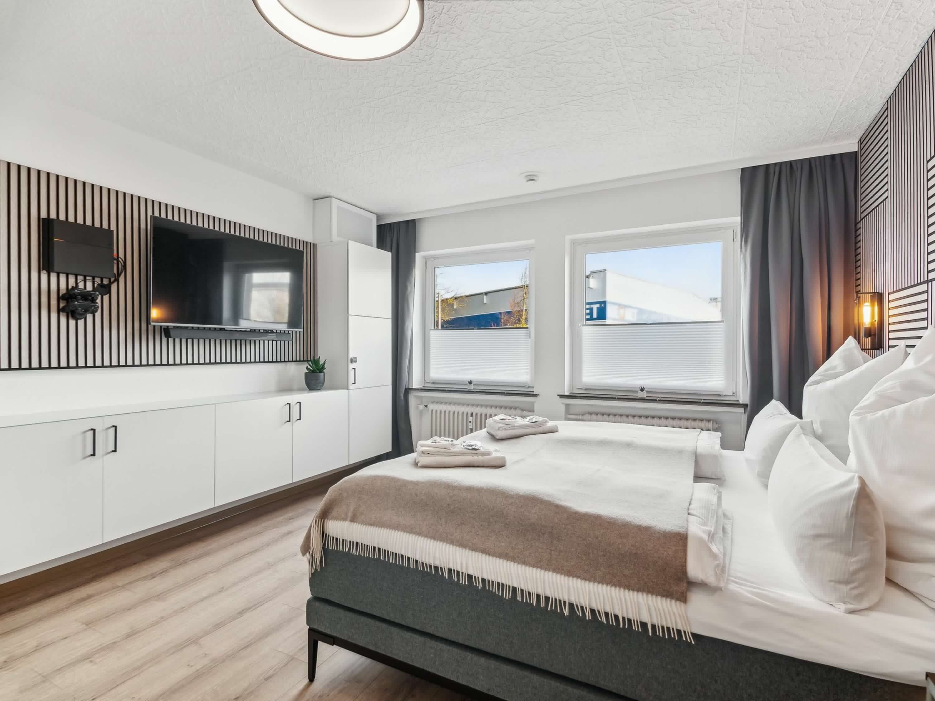 Monteur-Zimmer - Achim (Landkreis Verden) - Moderne Unterkunft im Herzen Bremens – Mit Balkon, bis 5 P.