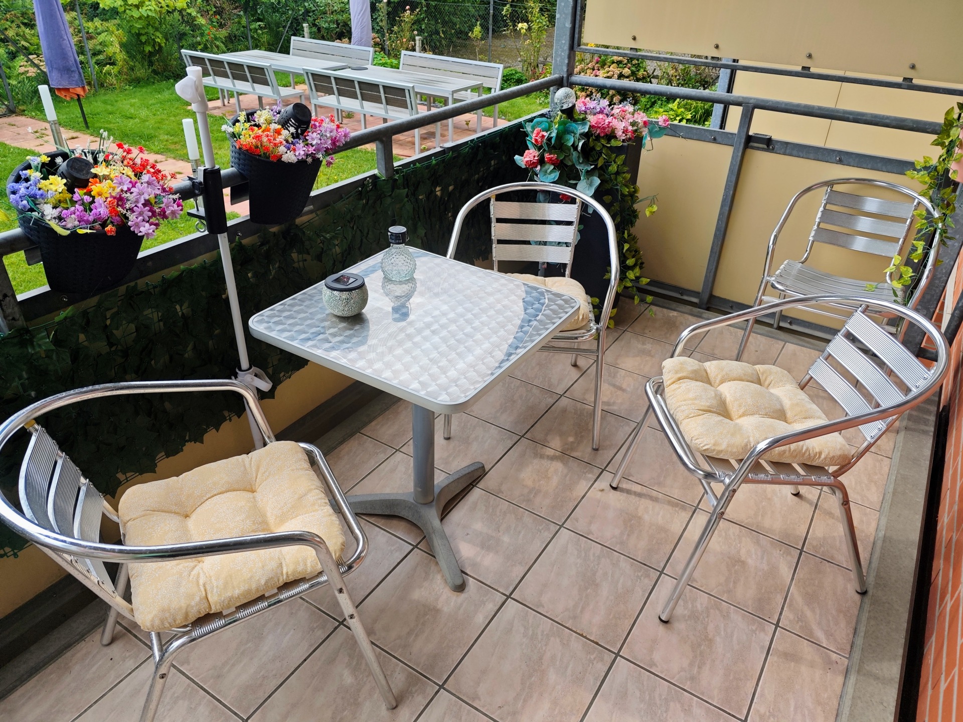 MonteurZimmer: Balkon - Ferienwohnung Leineblick