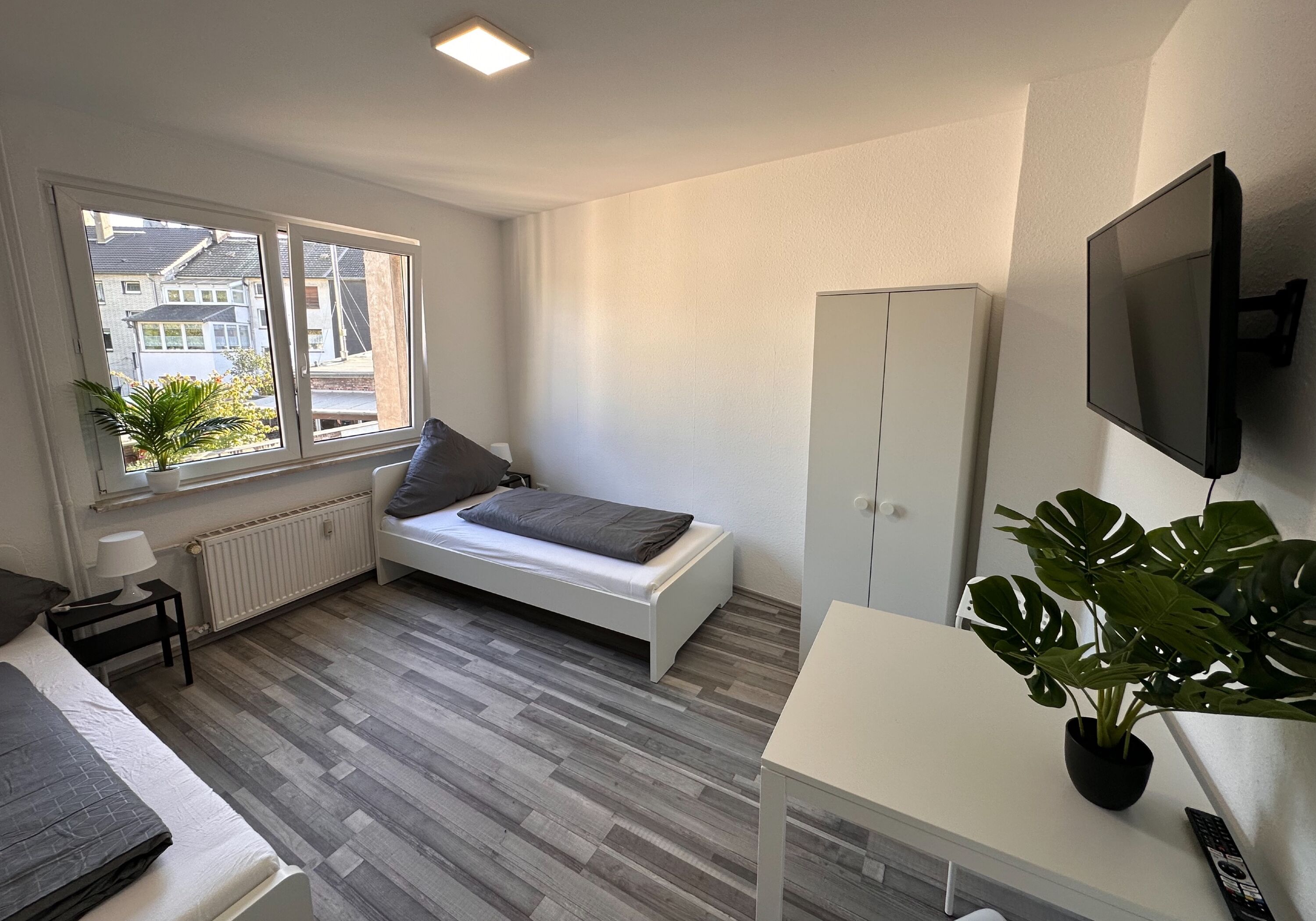 Monteur-Zimmer - Moers - Top ausgestattetes Apartment mit Doppelzimmern/Einzelbetten
