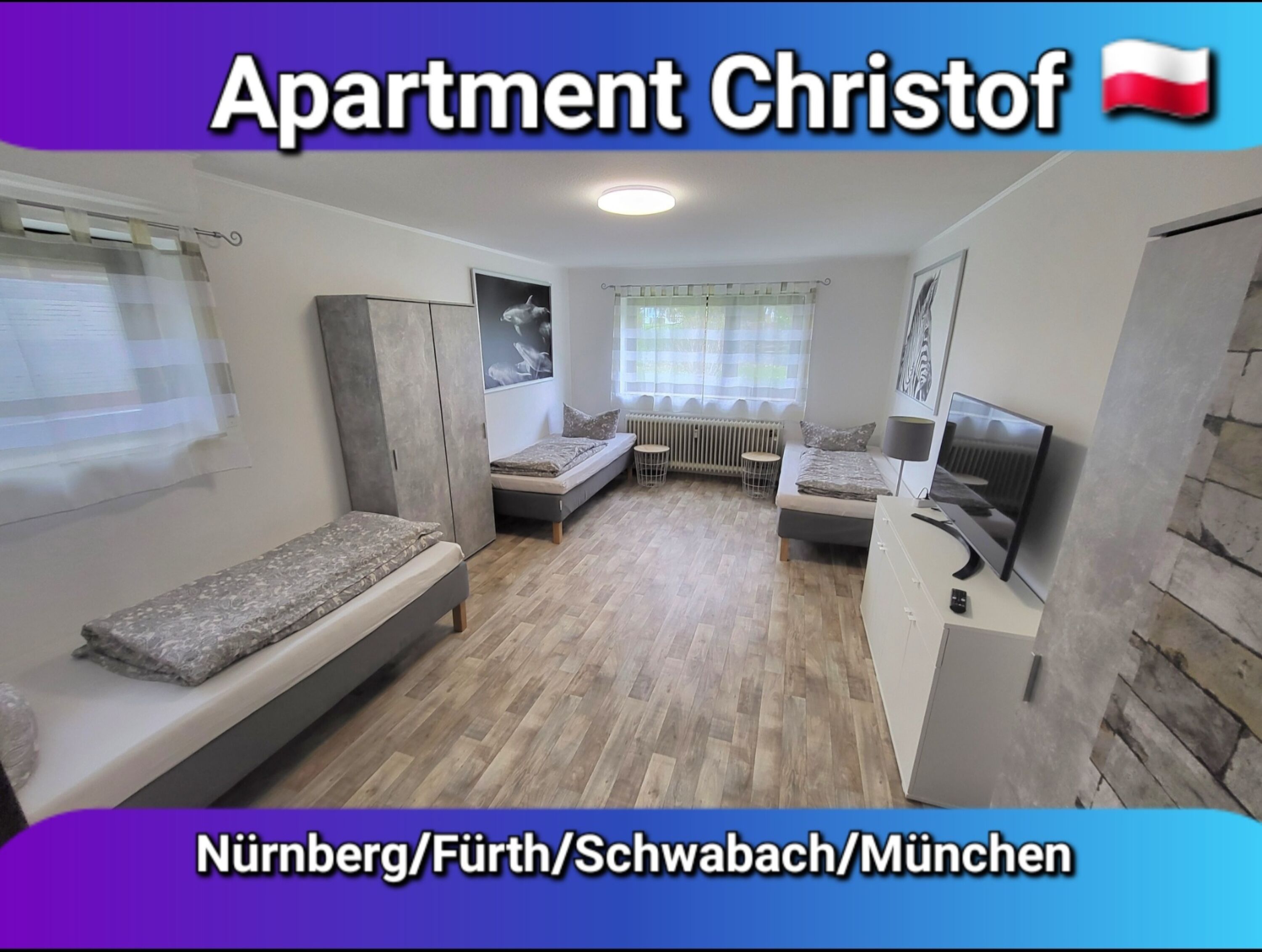 Monteur-Zimmer - Stein bei Nürnberg - Apartment Christof Nürnberg (ROZMAWIAMY PO POLSKU)