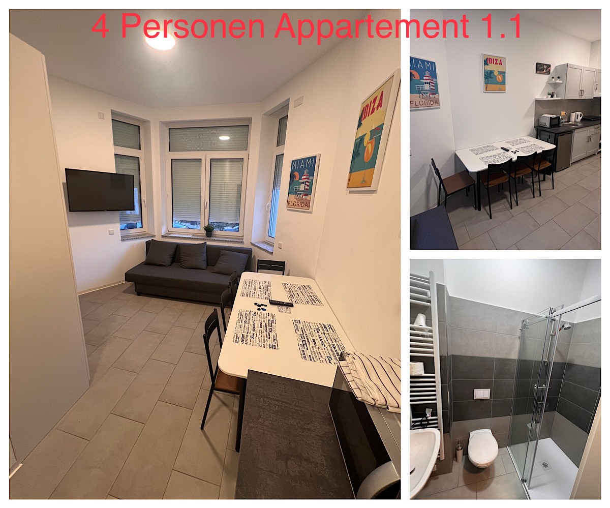 Monteur-Zimmer - Düsseldorf - Monteur-Appartements für 1-5 Personen in Remscheid