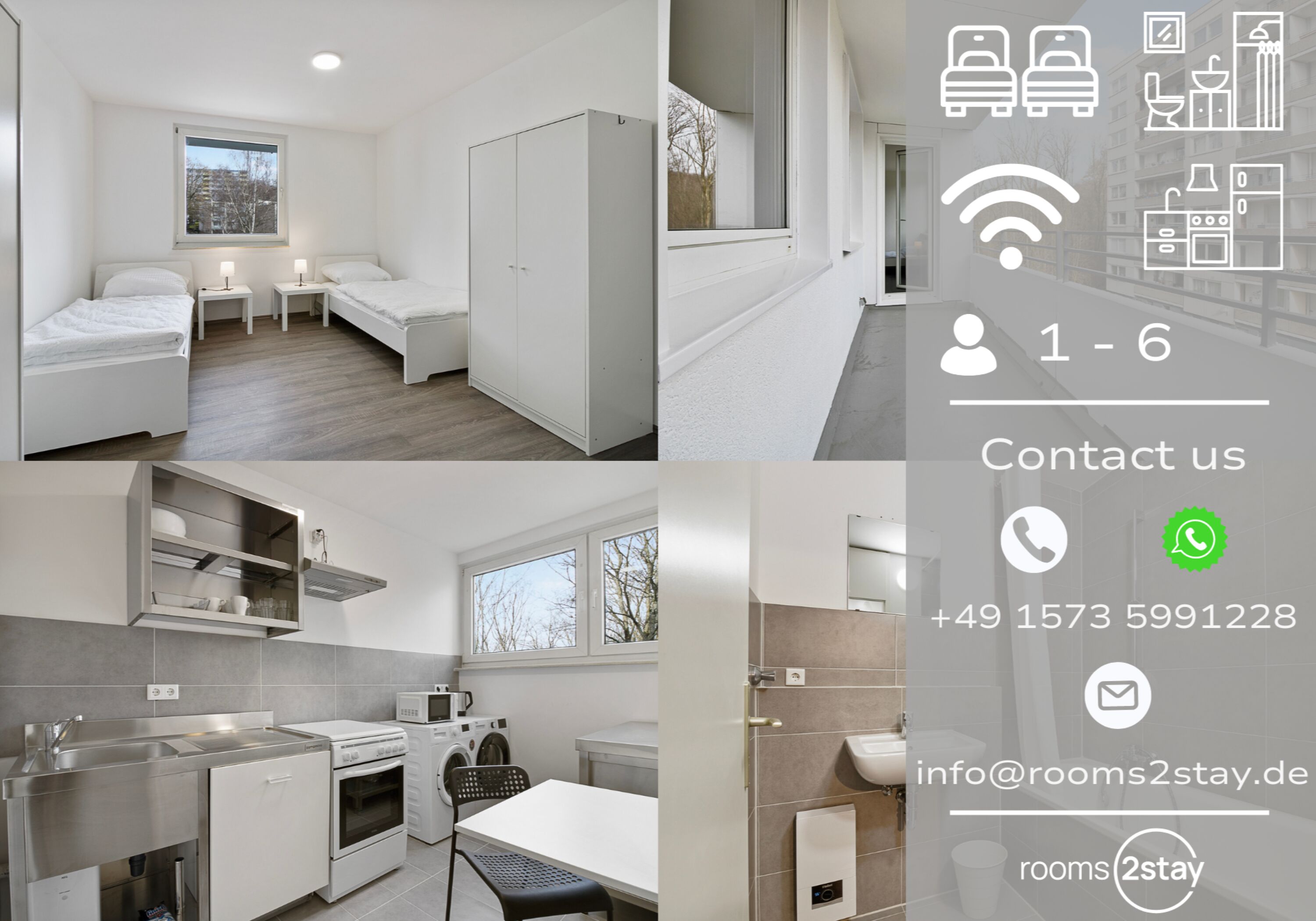 Monteur-Zimmer - Düsseldorf - Top Apartment in Wuppertal- alles was man braucht