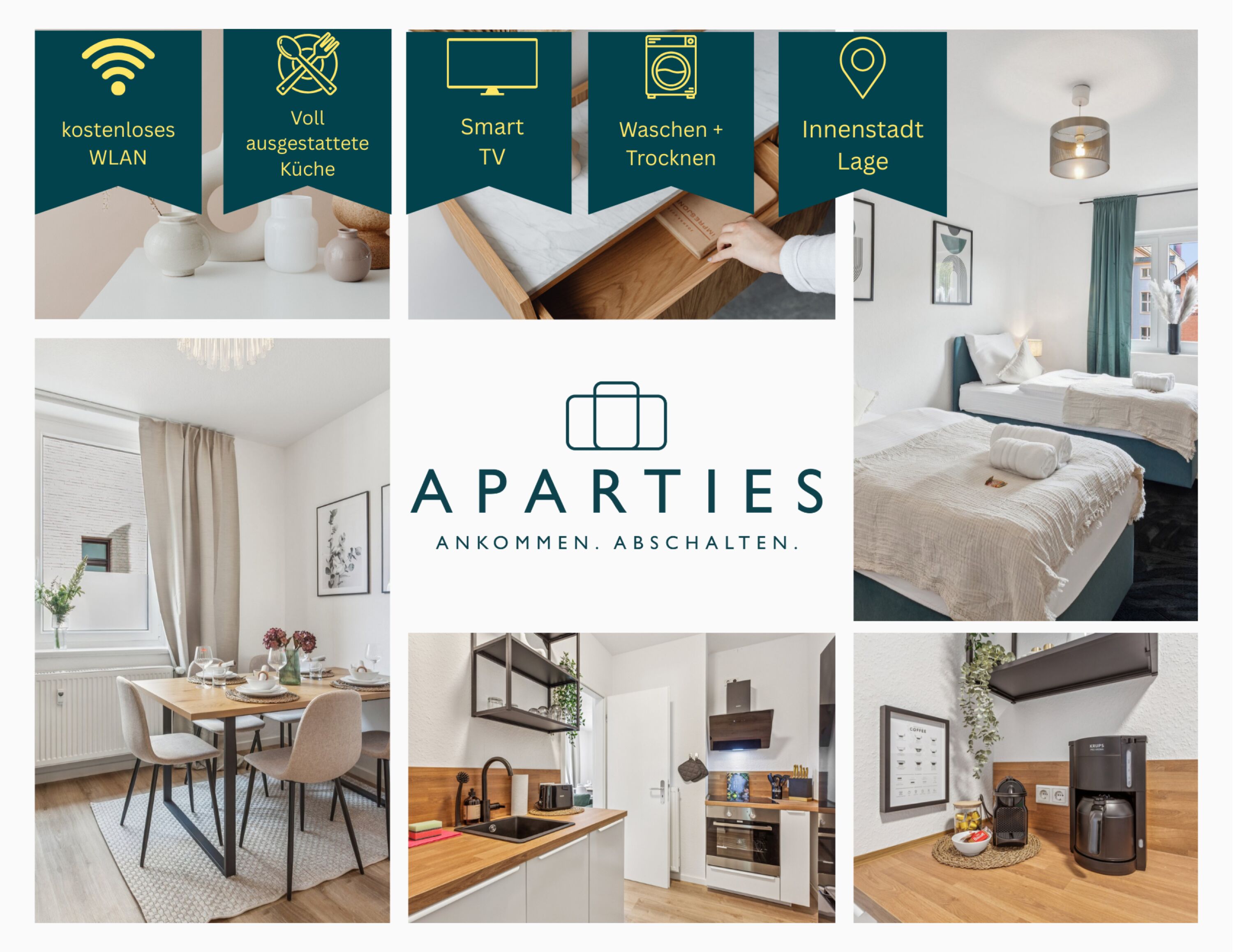 Monteur-Zimmer - Leopoldshöhe - Aparties Homes I 14 hochwertige Betten I Bielefeld Mitte