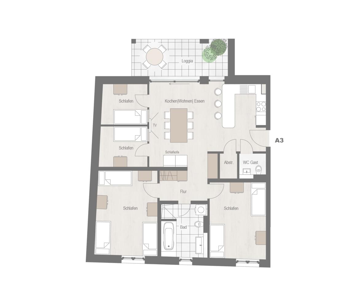 Monteur-Zimmer - Neuhemsbach - Neubauwohnung in Mutterstadt