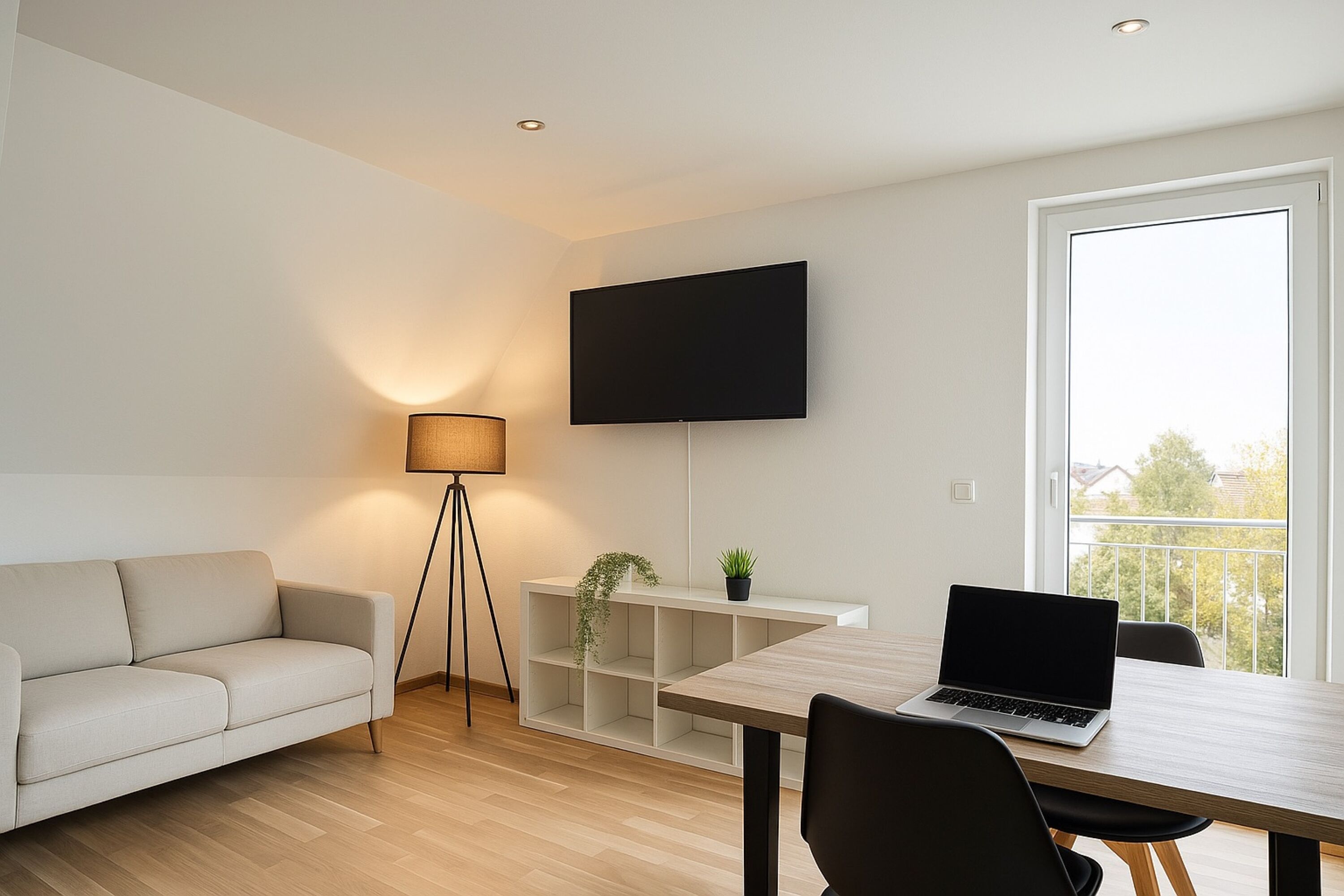 Monteur-Zimmer - Exclusives City-Apartment - Waschmaschine, Stellplatz