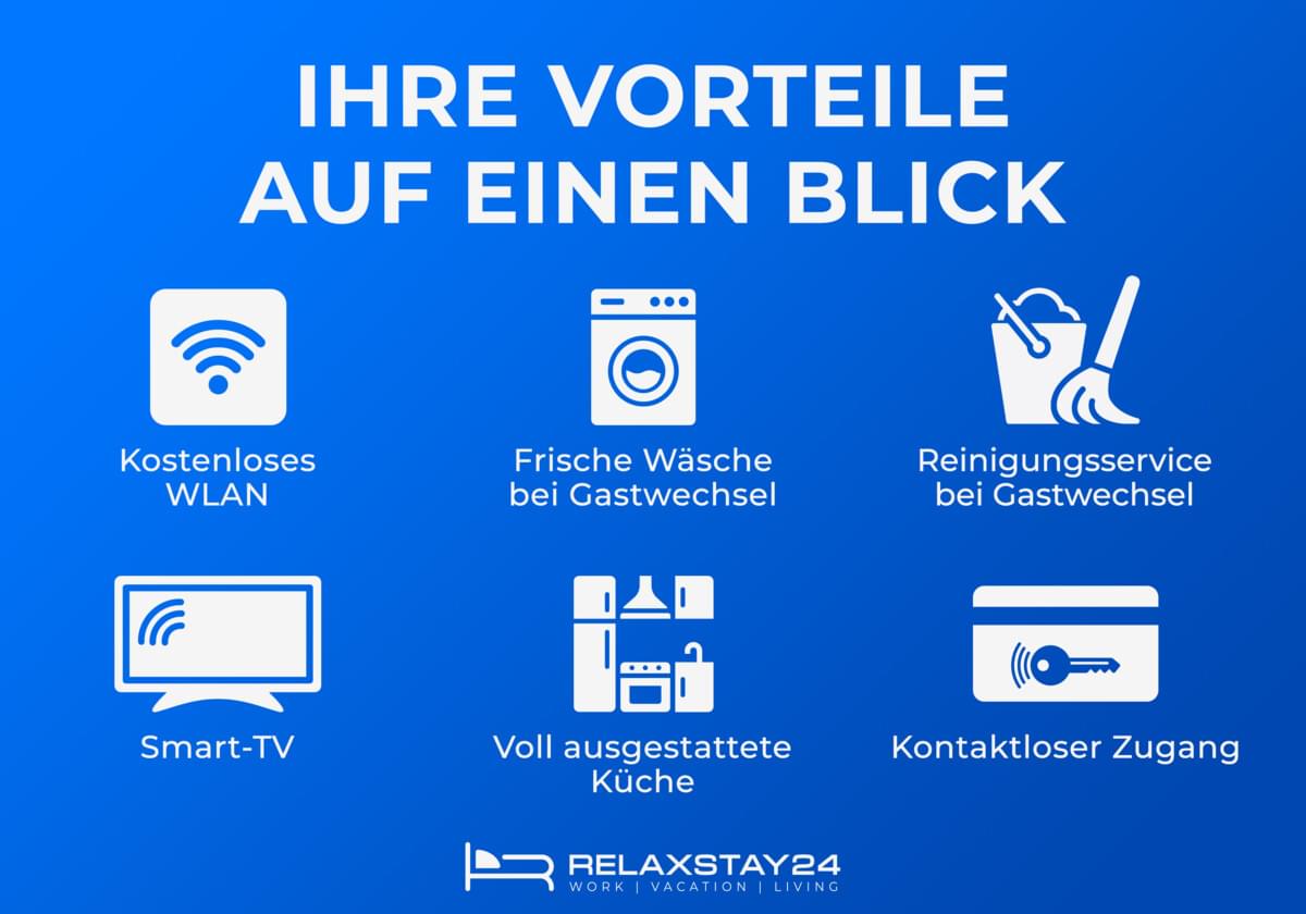 Monteur-Zimmer - Mainz-Kastel - Monteurwohnungen Wiesbaden / Mainz – Küche, WLAN, Parkplatz, Reinigung inklusive
