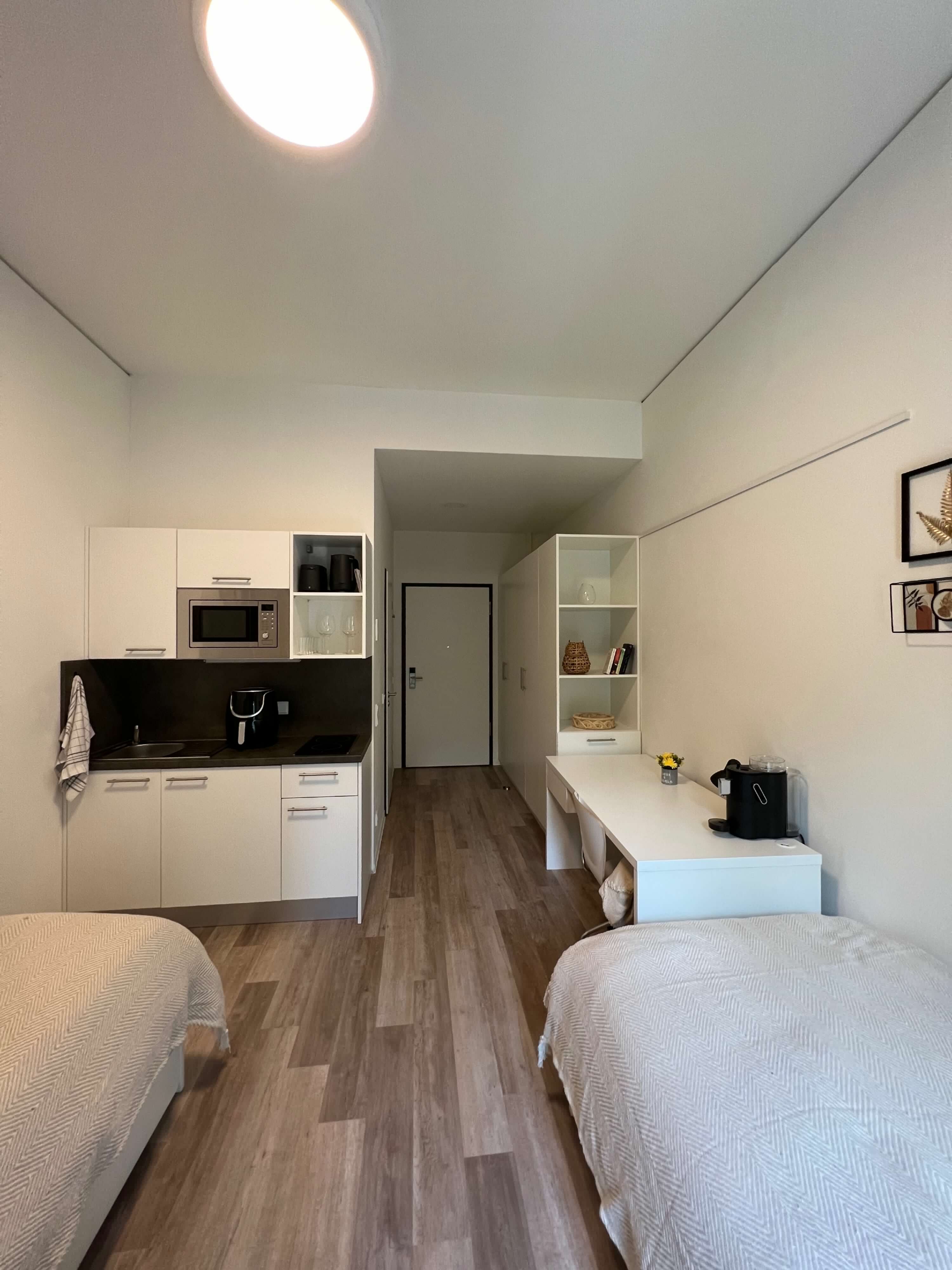 Monteur-Zimmer - Preis pro Nacht - Studio Wohnung in Wiesbaden