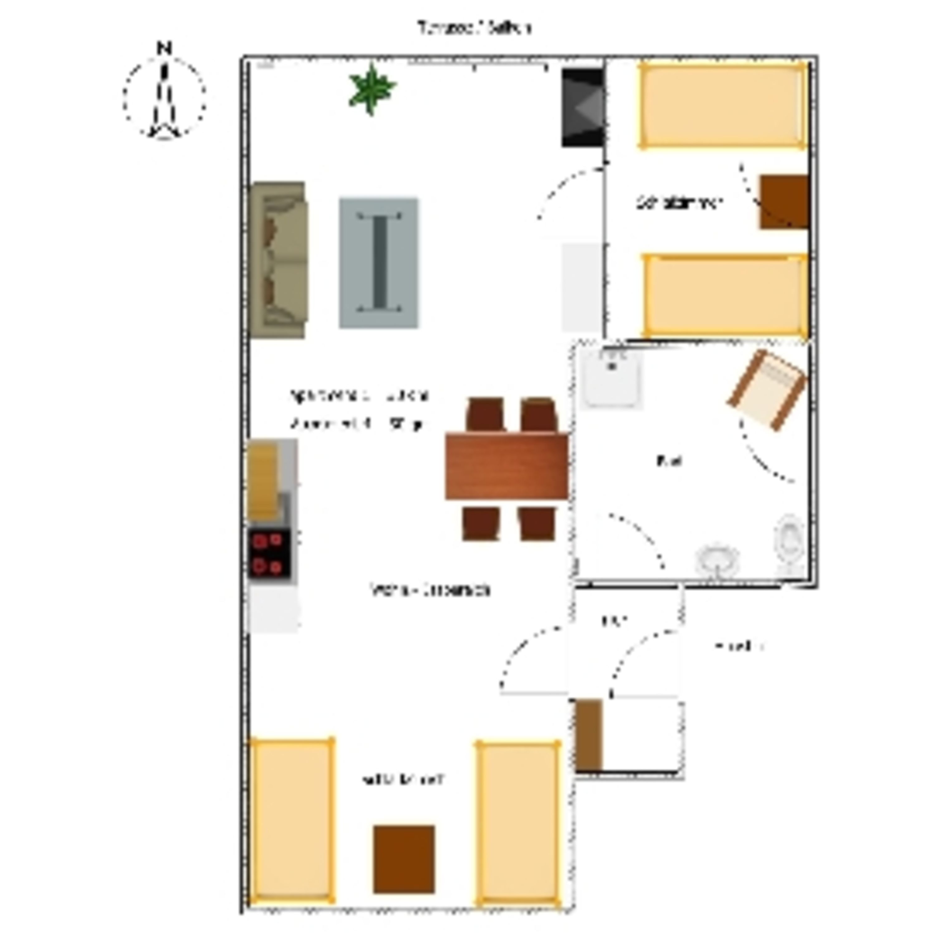 Monteur-Zimmer - Preis pro Nacht - Hamm (Hamm, Stadt) - Apartmenthaus am Uniklinikum / Ferienhaus Münster / GivHuus