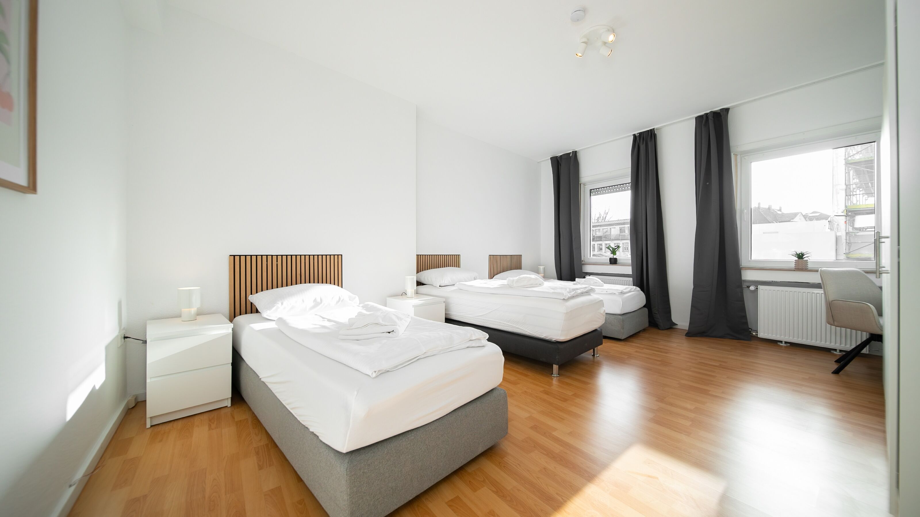 Monteur-Zimmer - Jülich - 2 Schlafzimmer | 5 Betten | Wohnzimmer + Küche/Waschmaschine