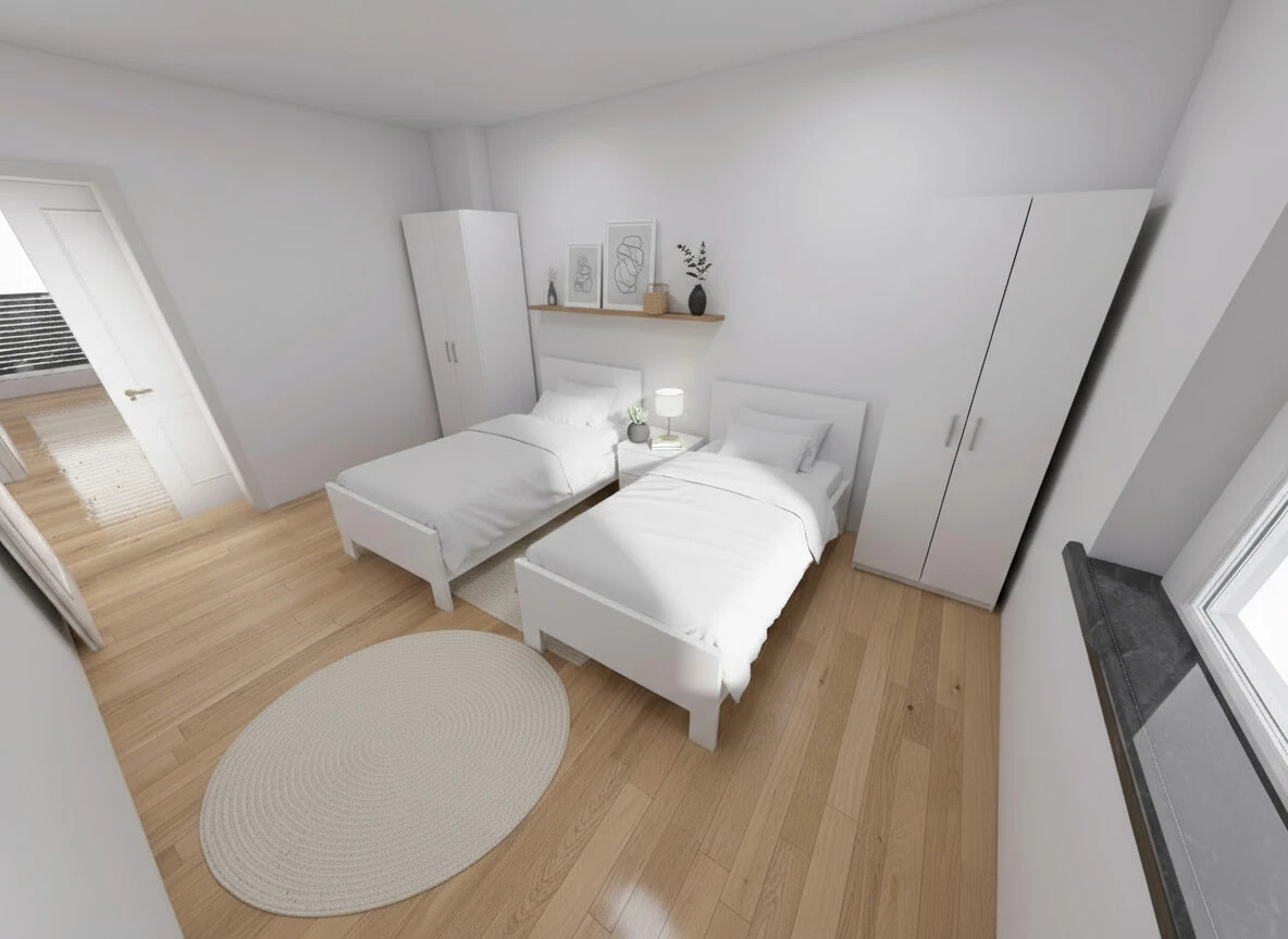 Monteur-Zimmer - Nordrhein-Westfalen - Kernsanierte 1-Zimmer-Wohnung mit Balkon in zentraler Lage