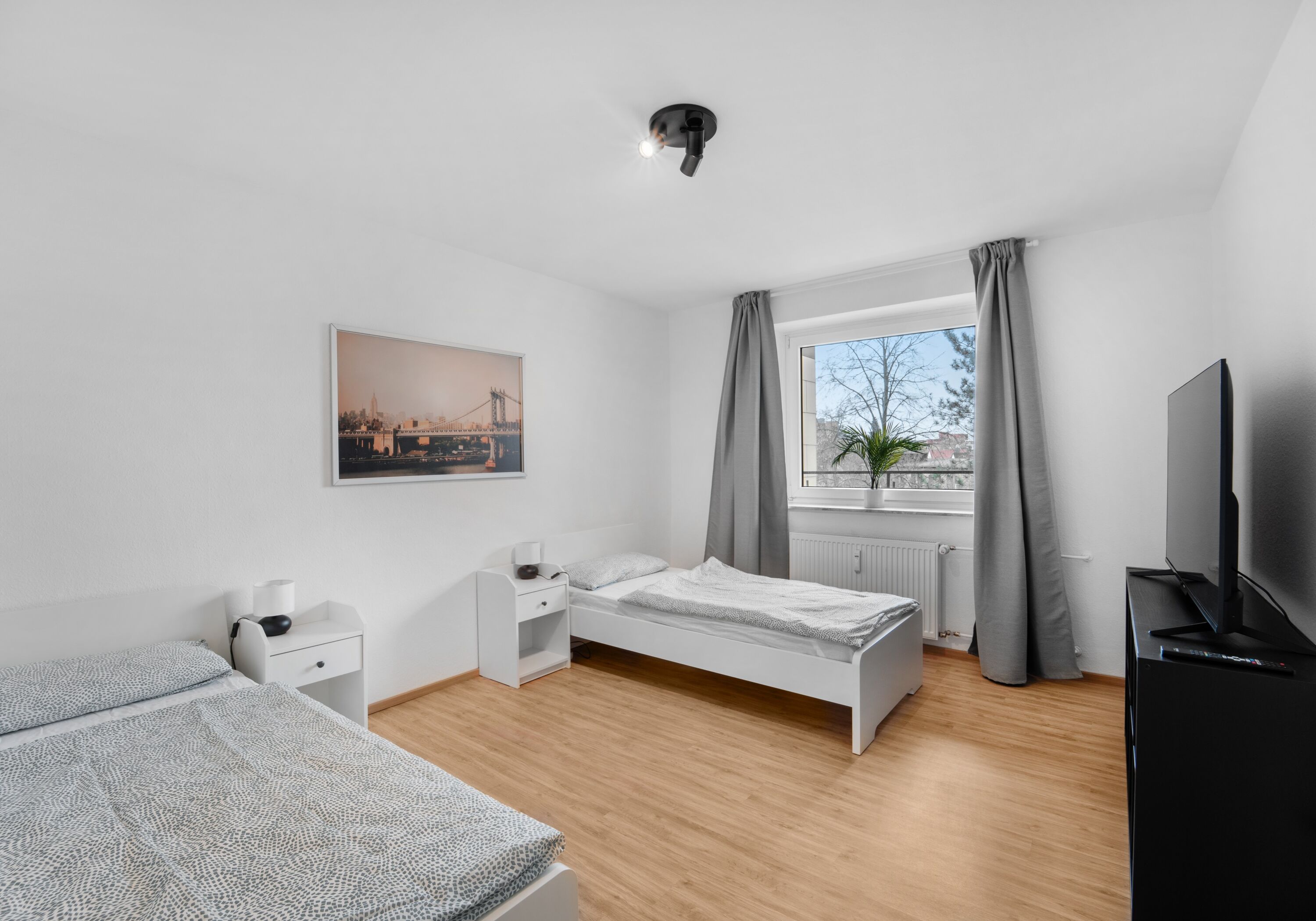 Monteur-Zimmer - Braunschweig - Braunschweig | 5 Personen | Einzelbetten | Küche | WLAN | Balkon