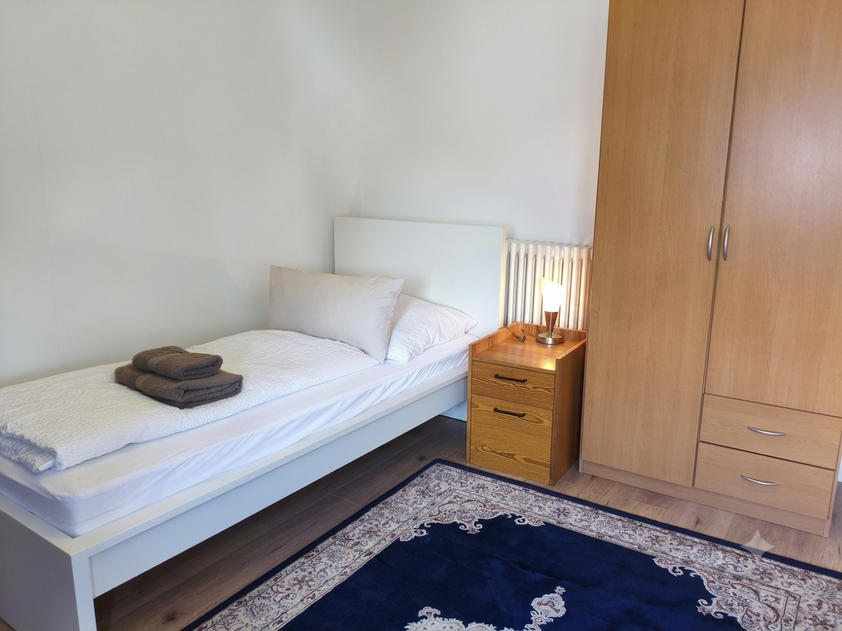 MonteurZimmer: Schlafzimmer 3 - Ferienwohnung Tante Mimi - Haus Frida