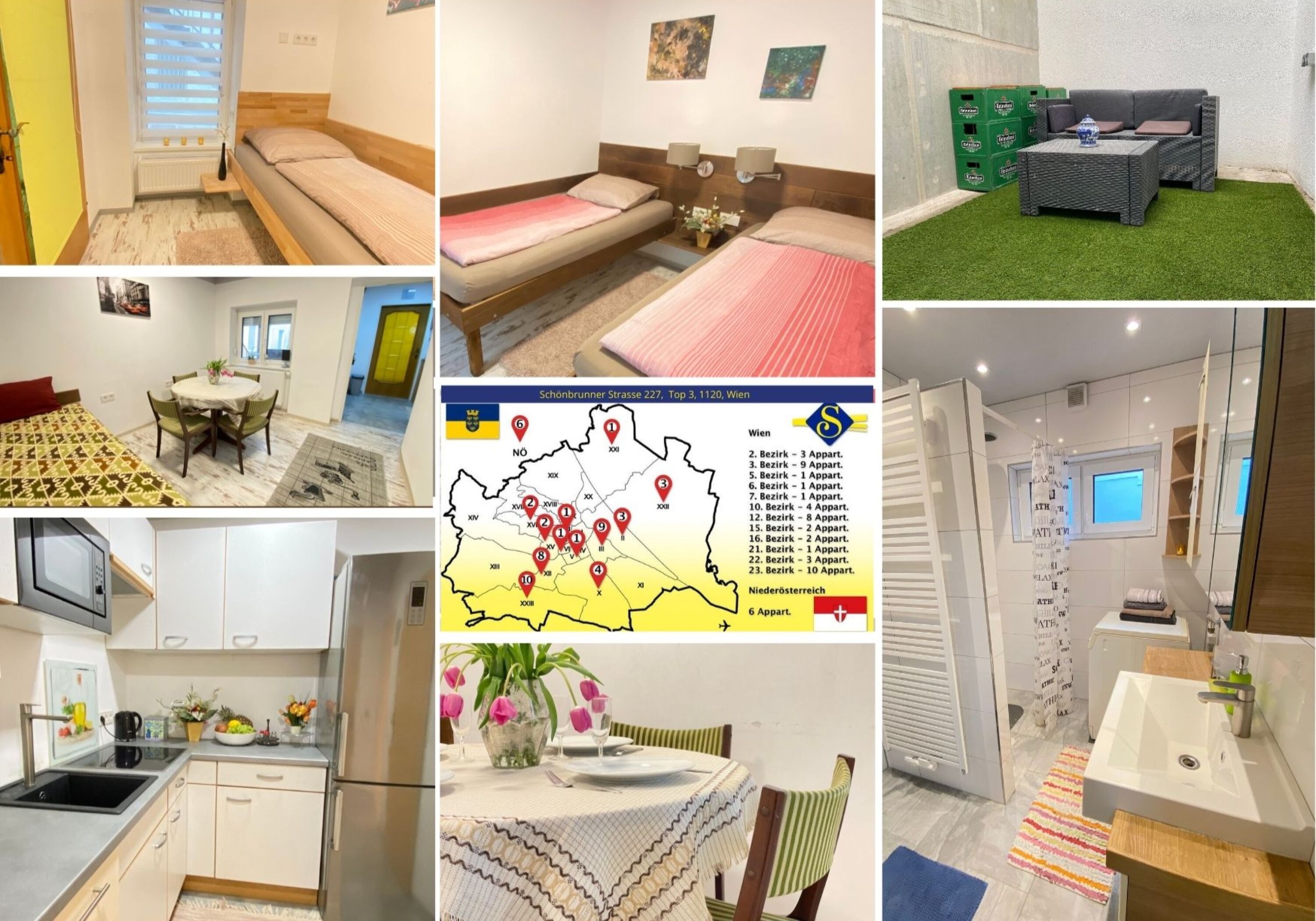 Monteur-Zimmer - Bruck an der Leitha - Vienna Senator Flat Längenfeld U3 & U5 + Parkplätze