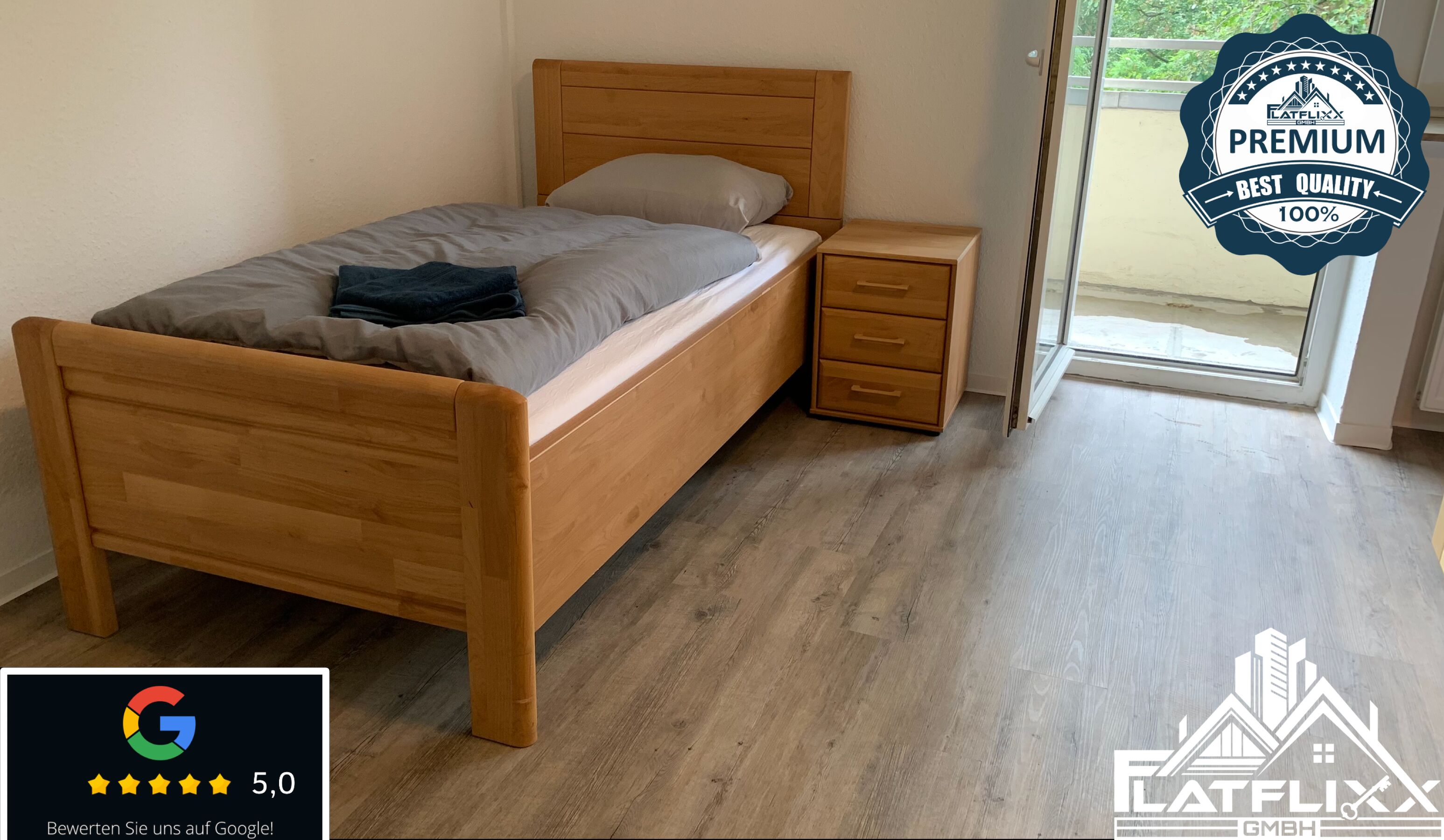 Monteur-Zimmer - Krefeld - Top-Business Apartment Flatflixx KR 1