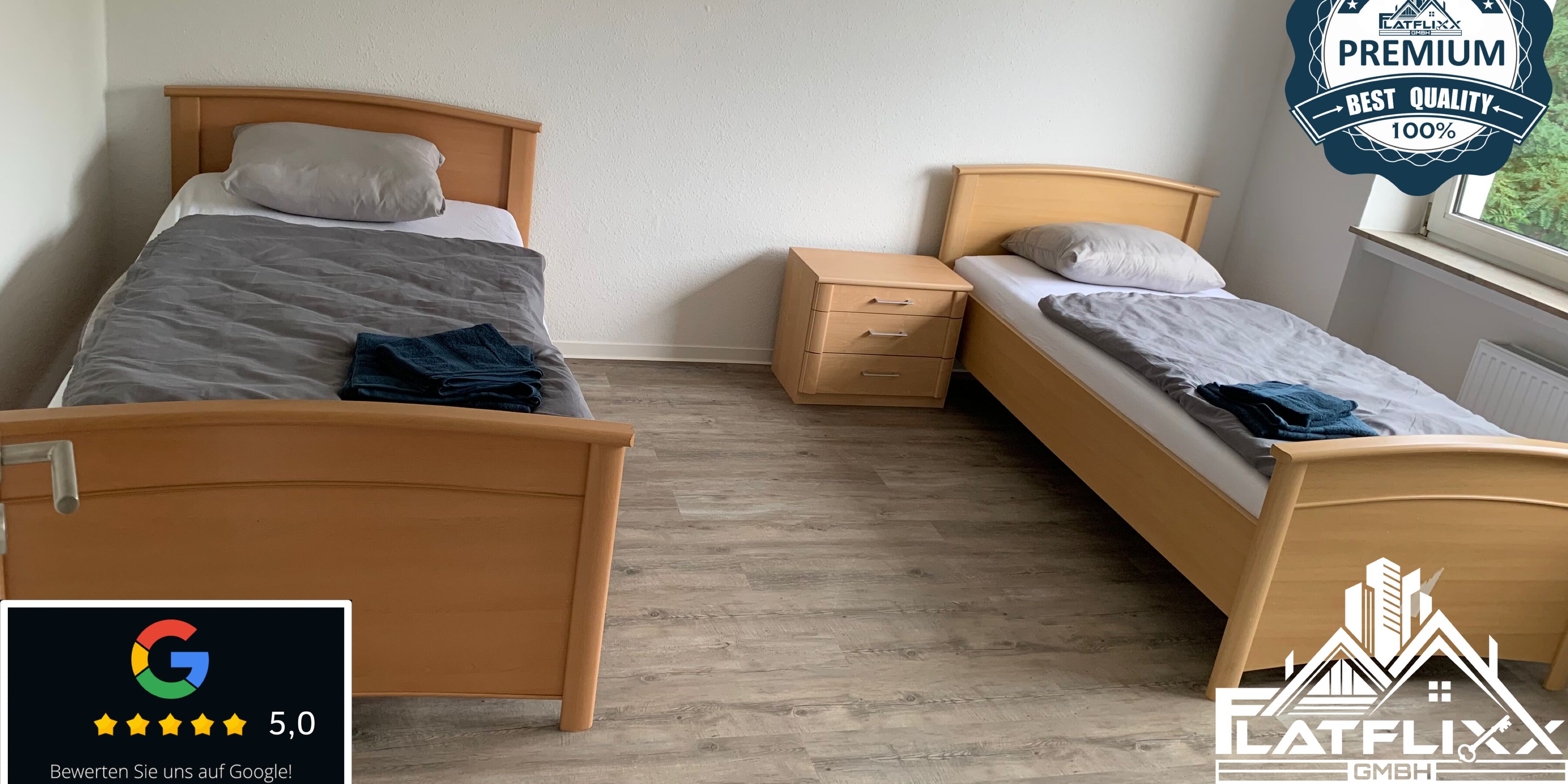 Monteur-Zimmer - Krefeld - Top-Business Apartment Flatflixx KR 1