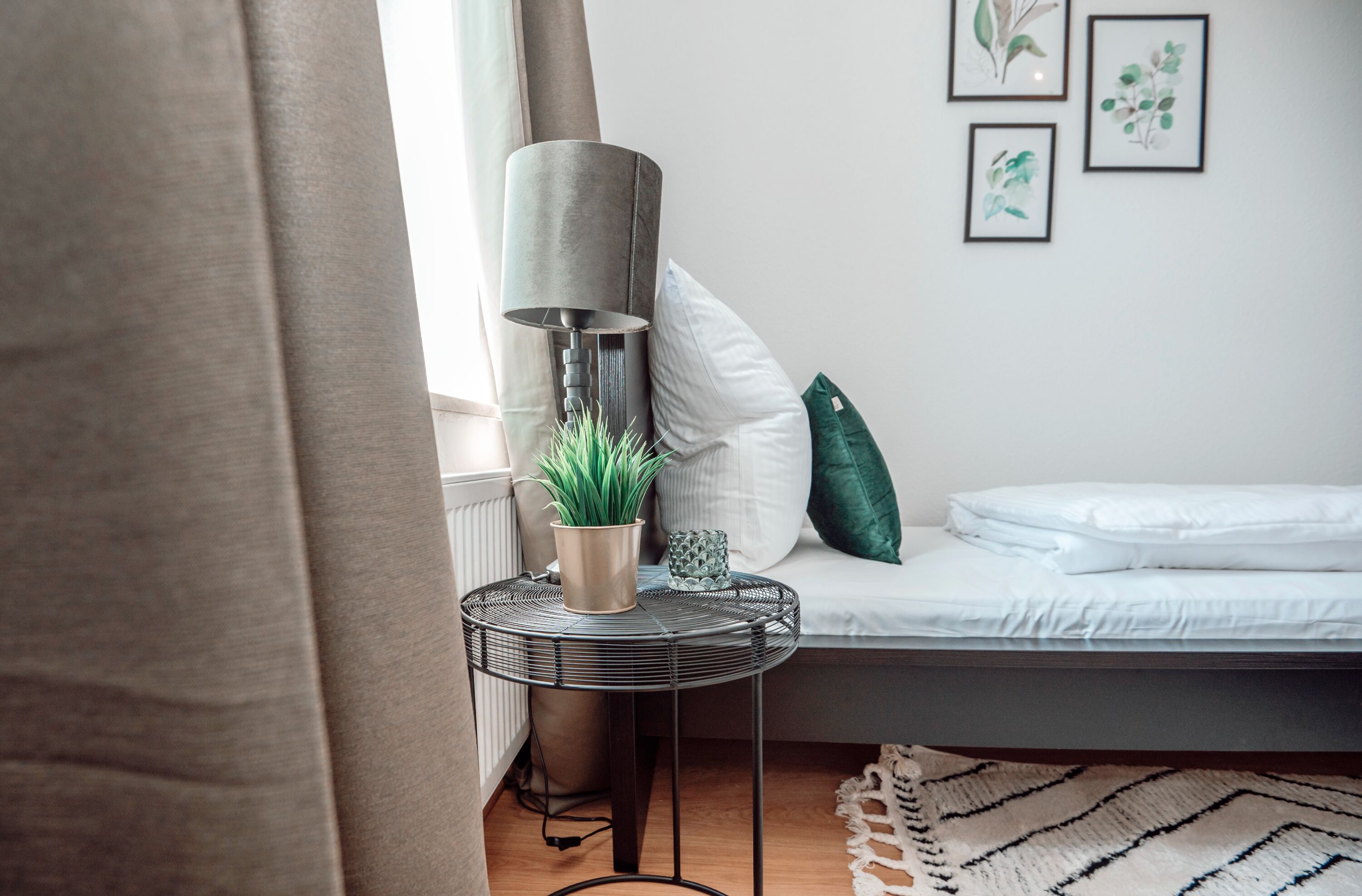 Monteur-Zimmer - Korschenbroich - SpaceStays Monteursapartment krefeld Küche Wifi !