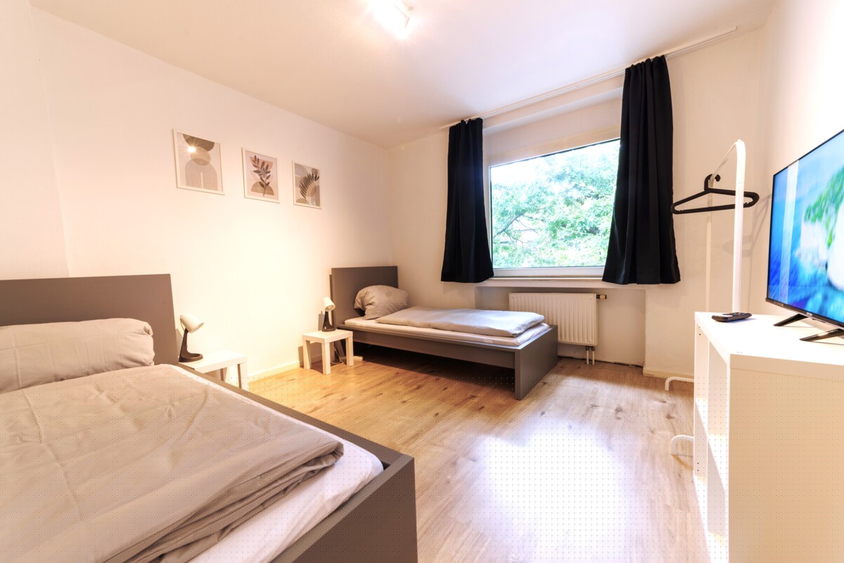 Monteur-Zimmer - Krefeld - Workerslodge – Unterkünfte mit Balkon zur Alleinnutzung in Krefeld
