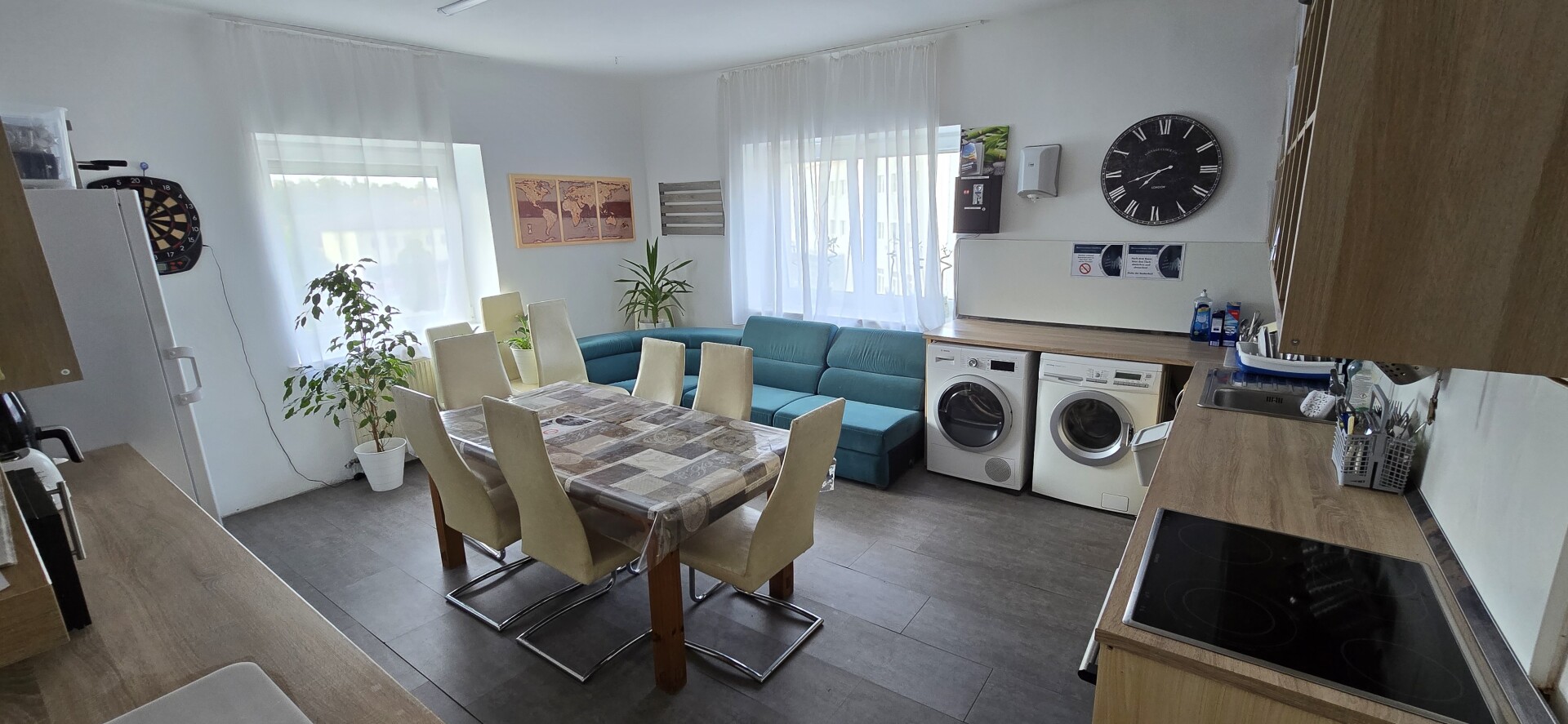 Monteur-Zimmer - Küche - Ansfelden - Zimmer in Steyr - Monteurzimmer Damberg - 100% Preis-Leistung Garantie