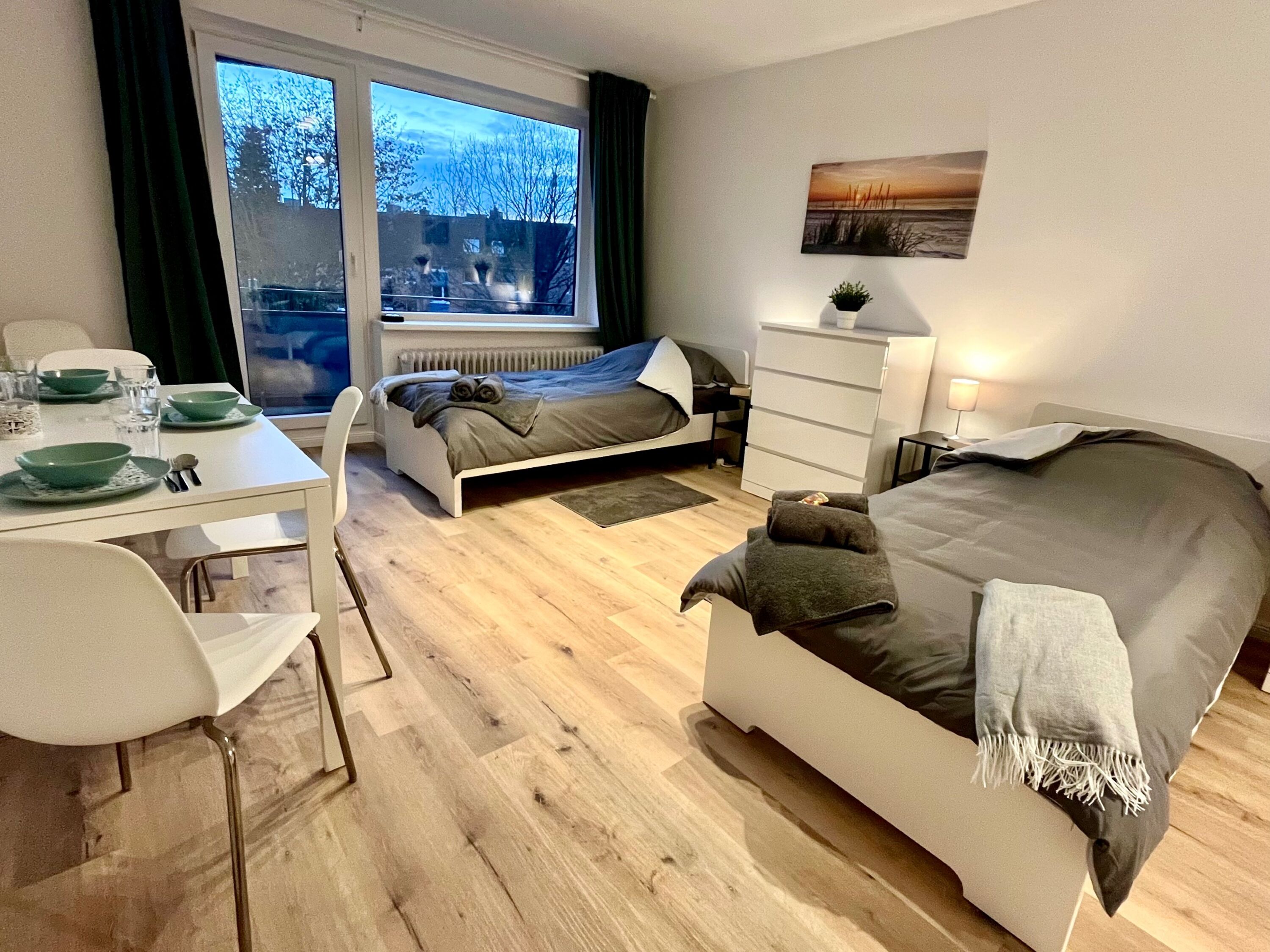 Monteur-Zimmer - Kiel (Kreisfreie Stadt Kiel, Kreis Rendsburg-Eckernförde) - Kiel | Worker Place | Küche | Internet I Smart TV