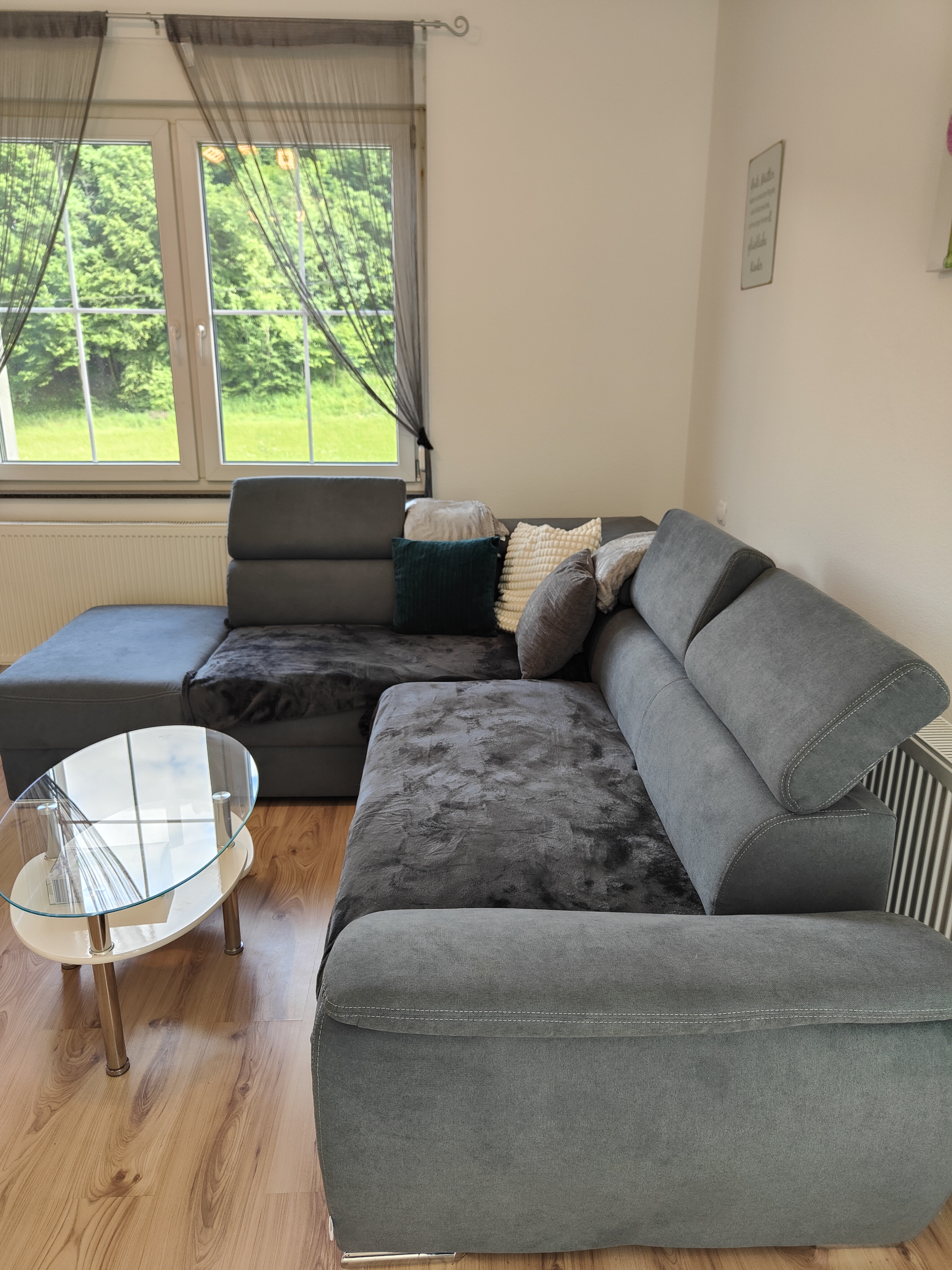 MonteurZimmer: Schlafsofa - Ferienwohnung Waldblick