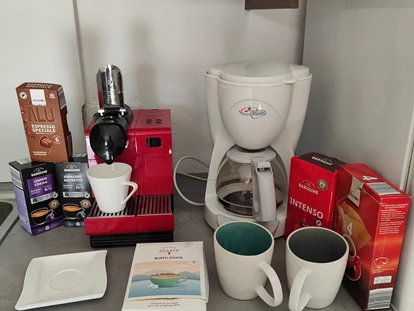 Monteur-Zimmer - Österreich - Filterkaffeemaschine und Nespreso mit Zubehör - Ferienwohnung Waldblick