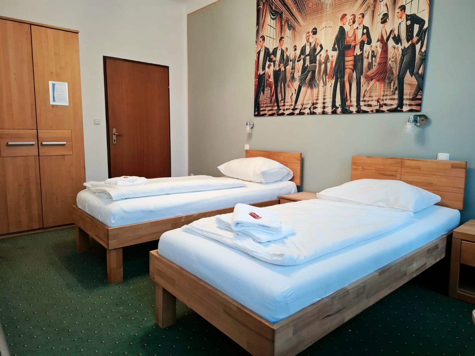 MonteurZimmer: Zimmerbeispiel 2-Bett-Zimmer - APARTHOTEL MARIAZELLERHOF - Monteurzimmer und Monteurwohnungen