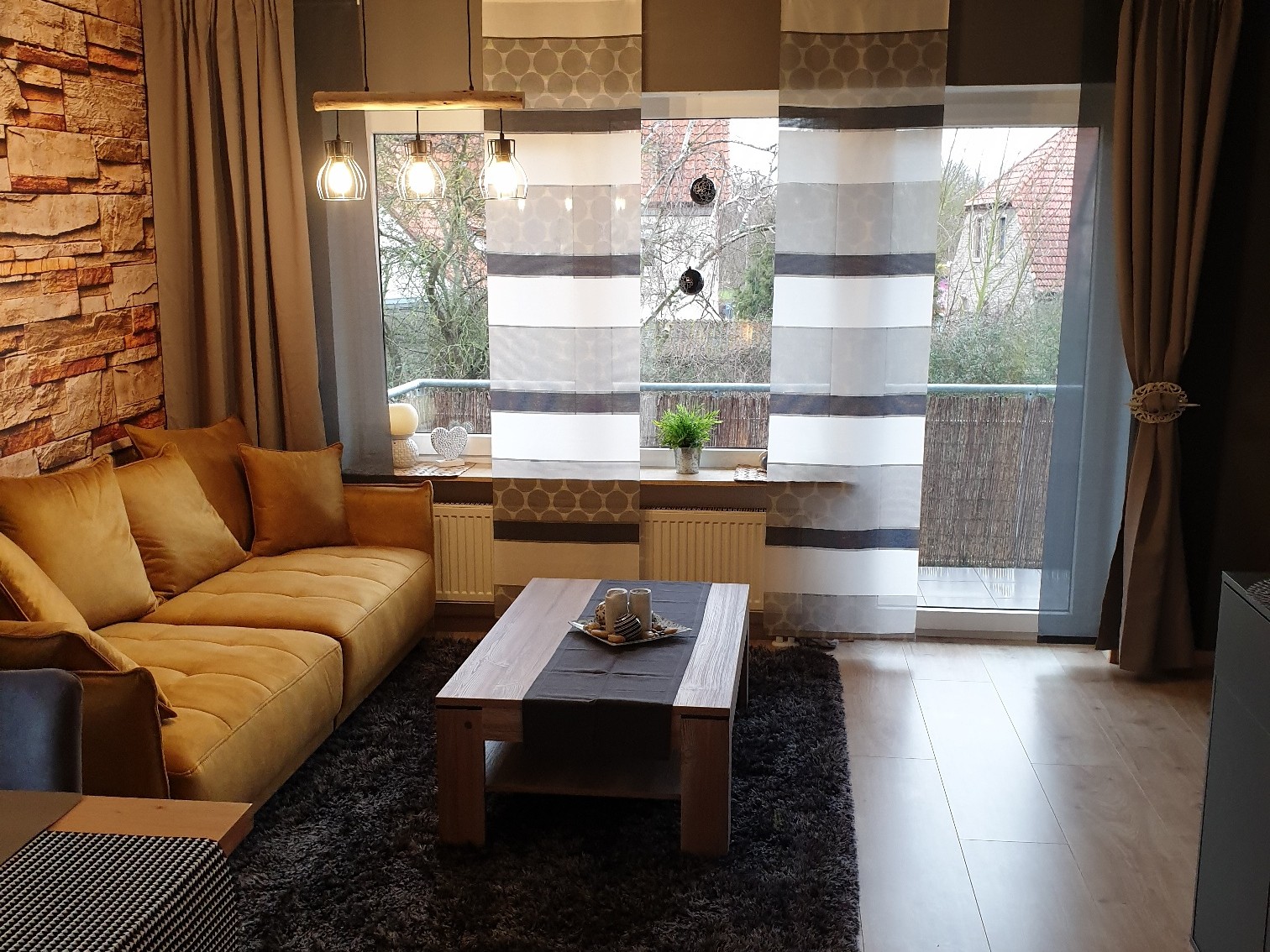 MonteurZimmer: Wohnzimmer FEWO Milena - KERSTIN Winter